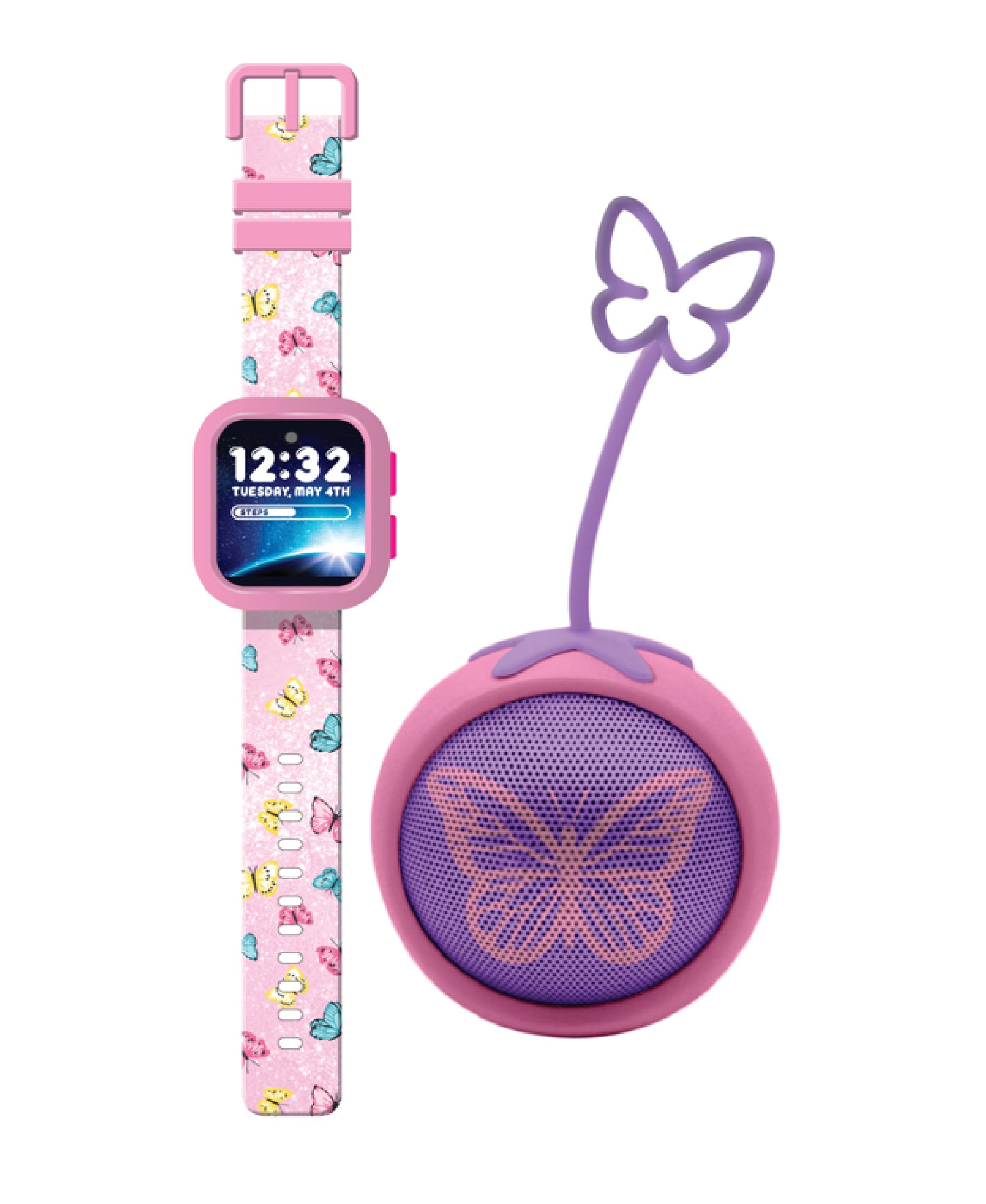 PlayZoom Girls V3 Purple Unicorn W/Bluetooth Speaker Set