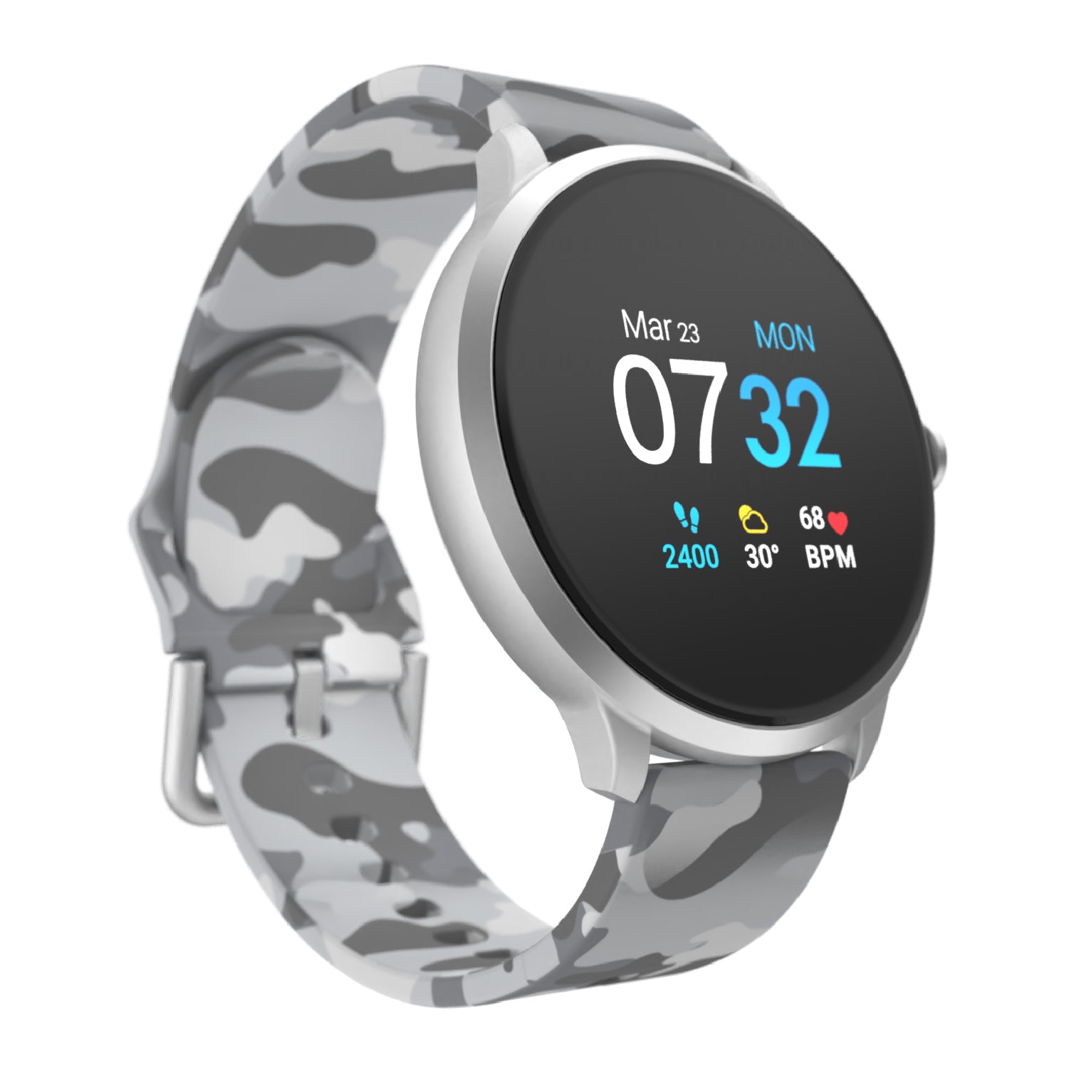 iTouch Sport 3 Smartwatch in Light Grey Camo