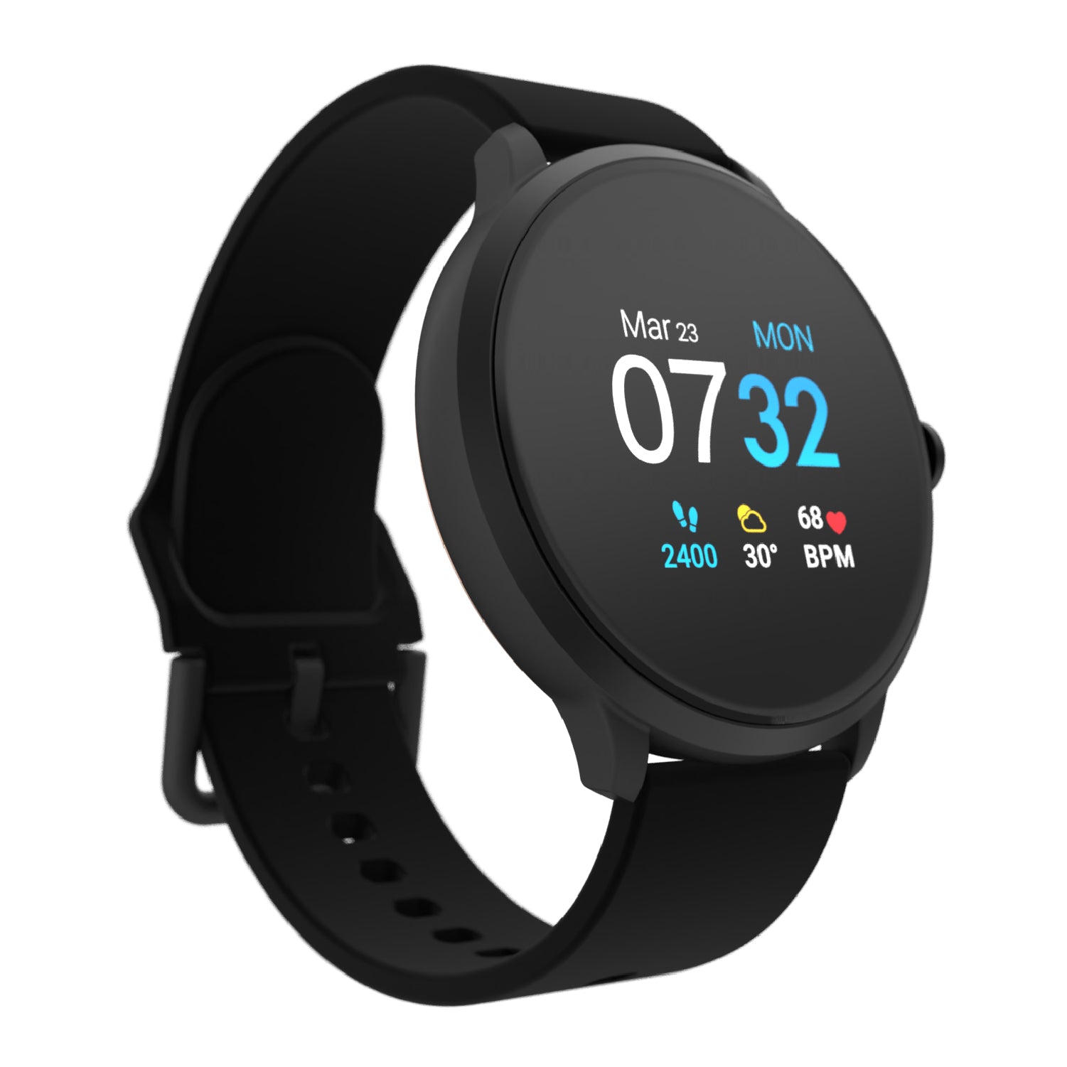 iTouch Sport 3 Smartwatch in Black with Black Strap