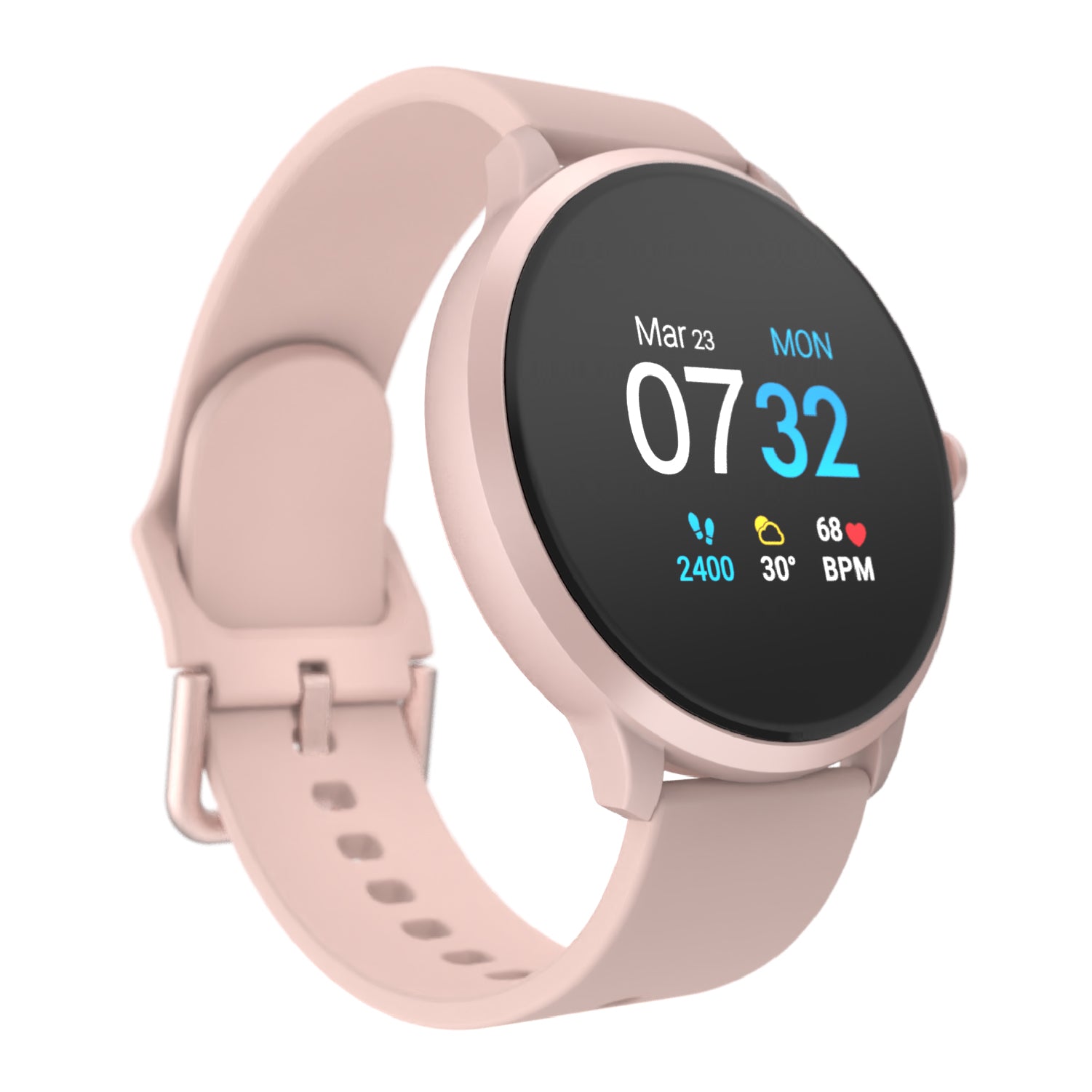 iTouch Sport 3 Smartwatch in Blush with Blush Strap