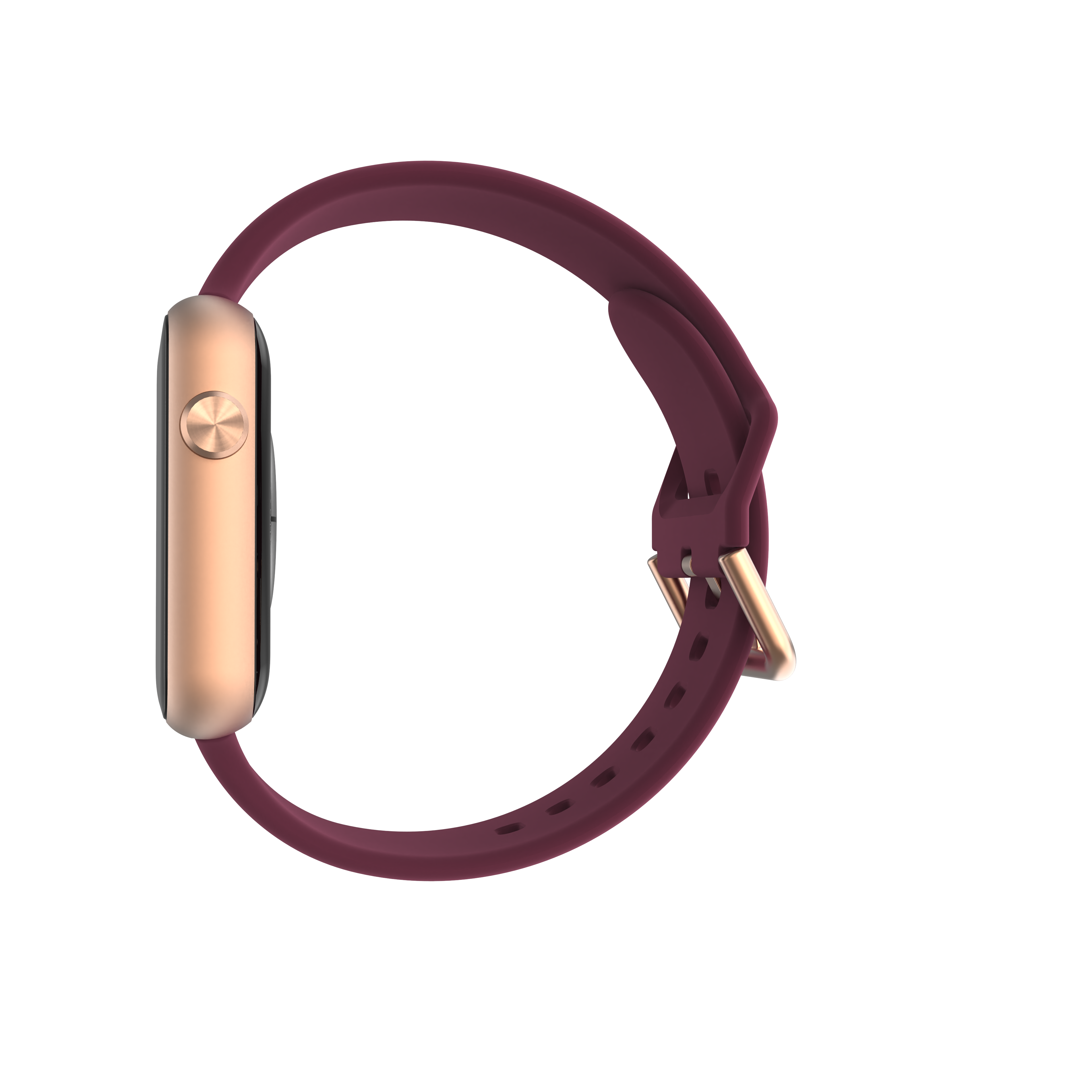 iTouch Air 4 | Jillian Michaels Edition Smartwatch in Rose Gold with Merlot Strap