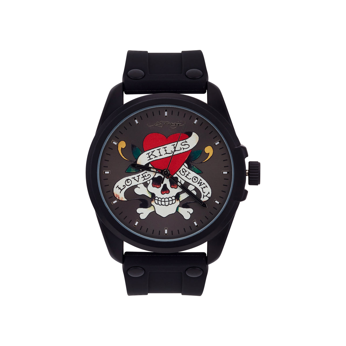 Ed Hardy watch Ed Hardy Skull Herren Uhr Watch, GL-LK11724 - Etsy main image 3