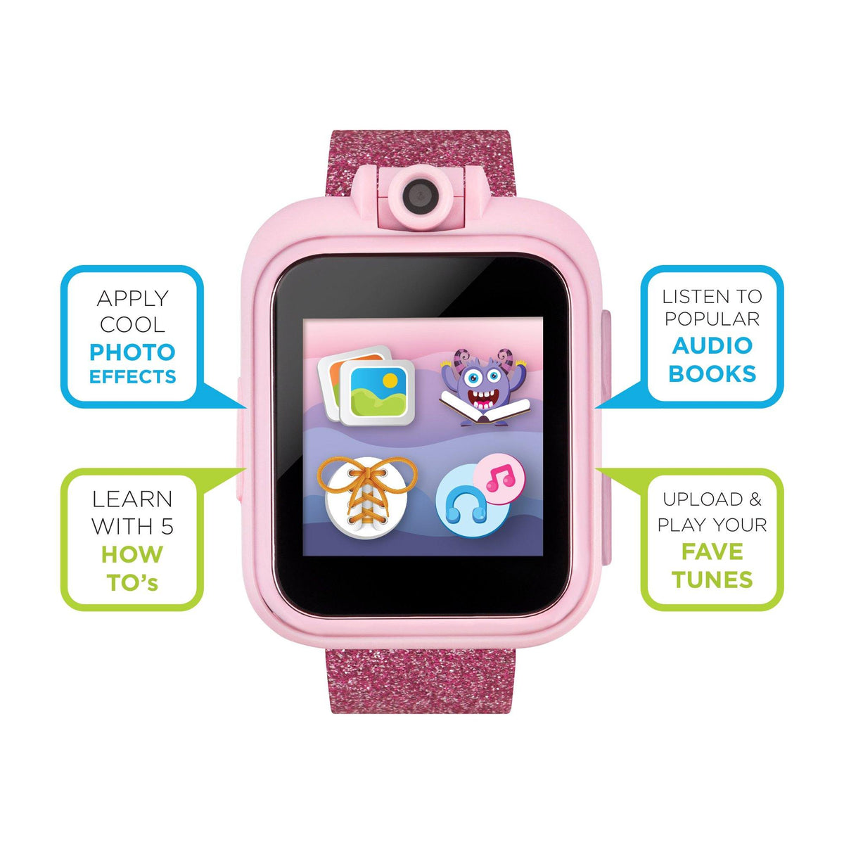PlayZoom 2 Kids Smartwatch: Rainbow Glitter