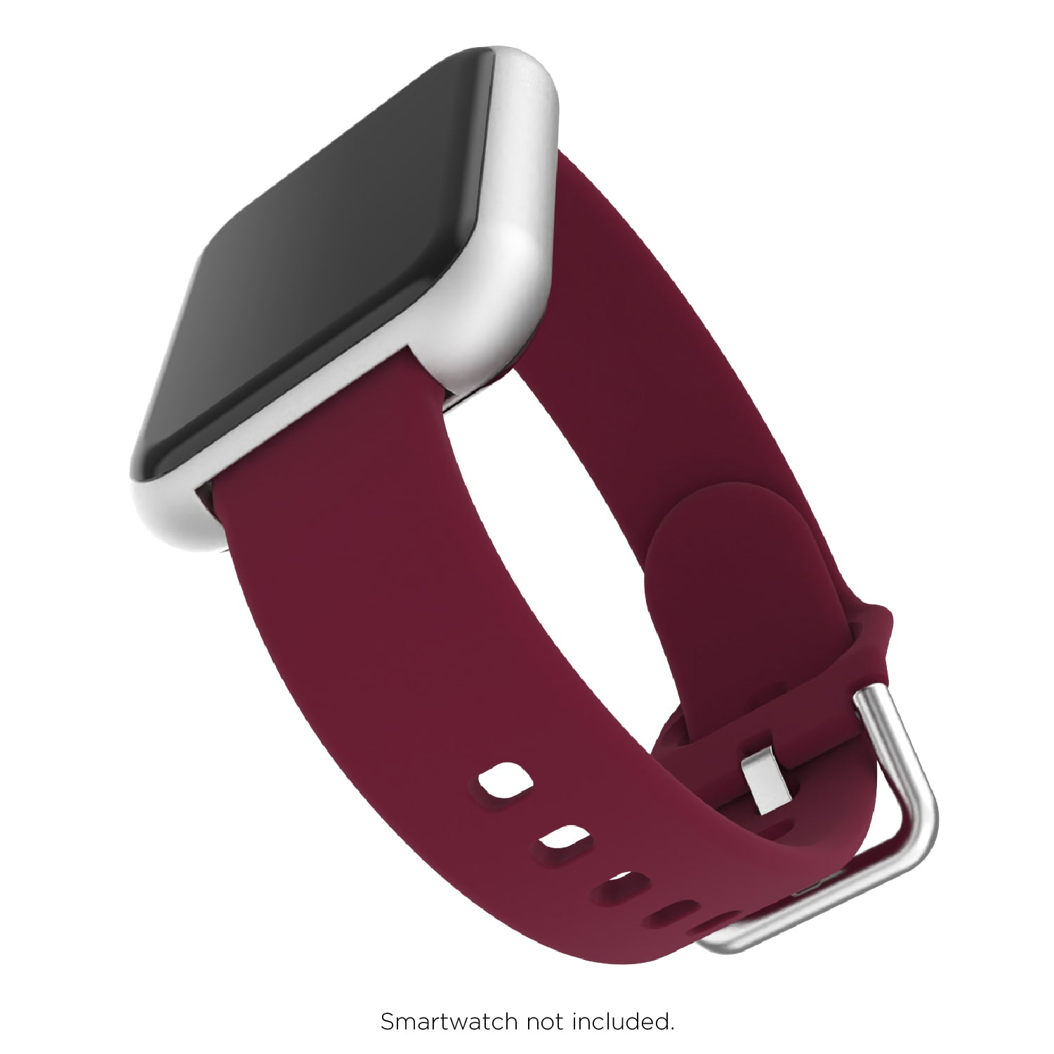 iTouch Air 3 40mm, Sport 3 & Sport Extra Interchangeable Strap: Narrow Merlot SIlicone affordable smart watch strap