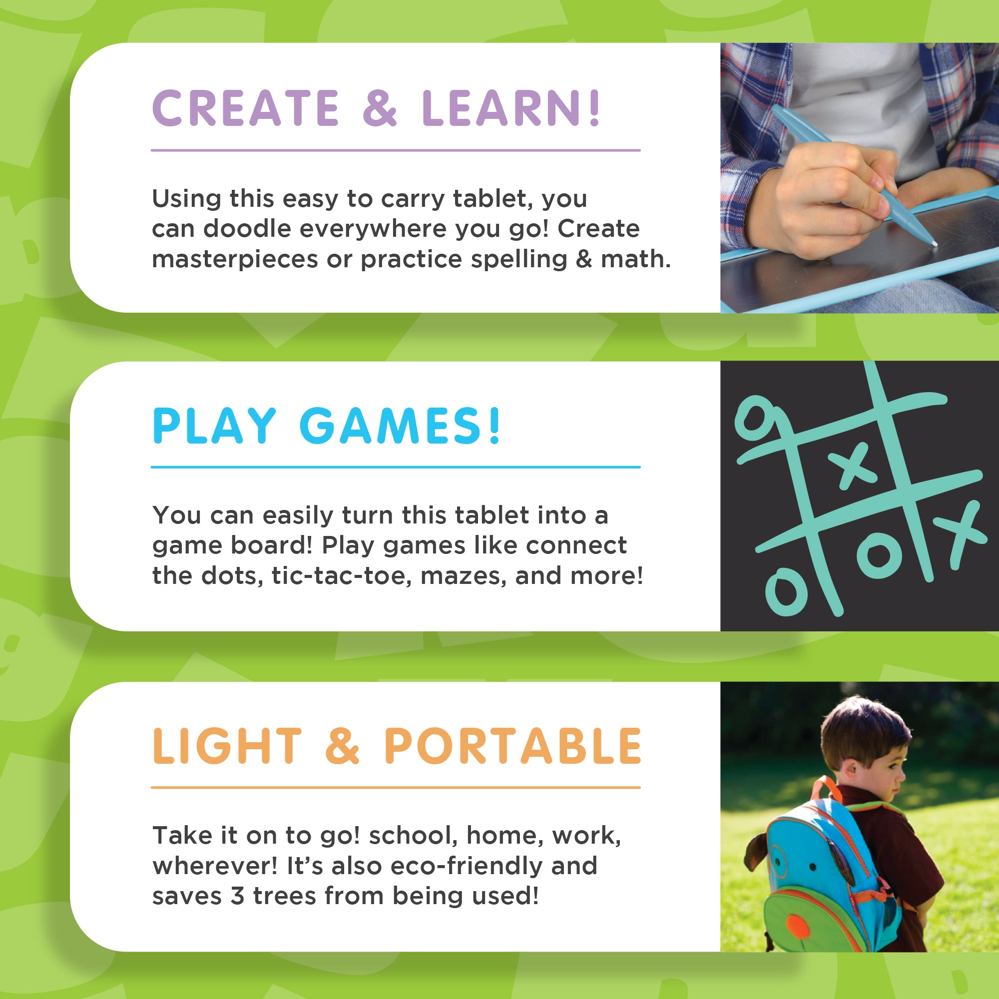 PlayZoom Doodle Board: Pink, 10.5in affordable Doodle Board