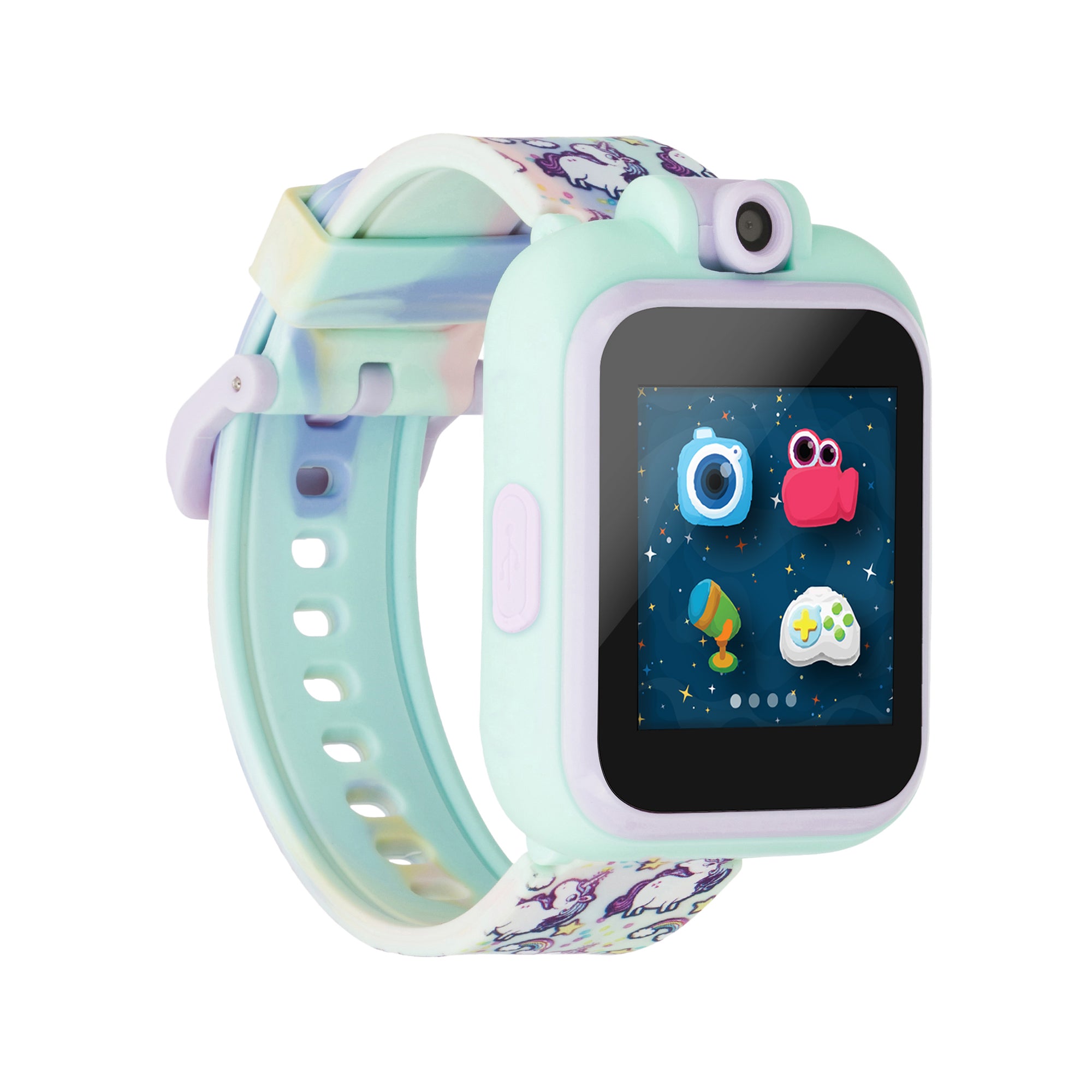 PlayZoom Smartwatch for Kids: Tie Dye Unicorn affordable smart watch