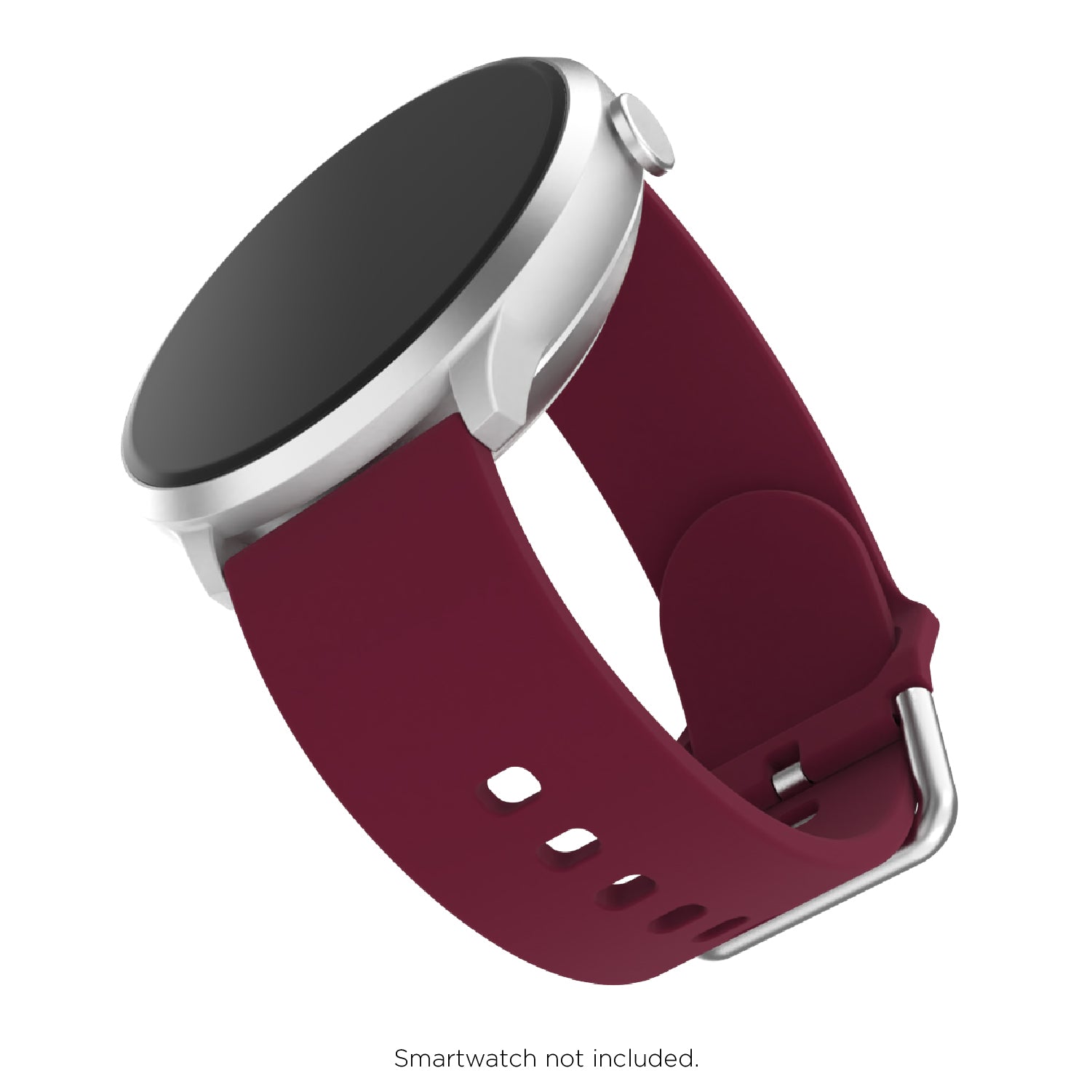 iTouch Air 3 40mm, Sport 3 & Sport Extra Interchangeable Strap: Merlot SIlicone affordable smart watch strap