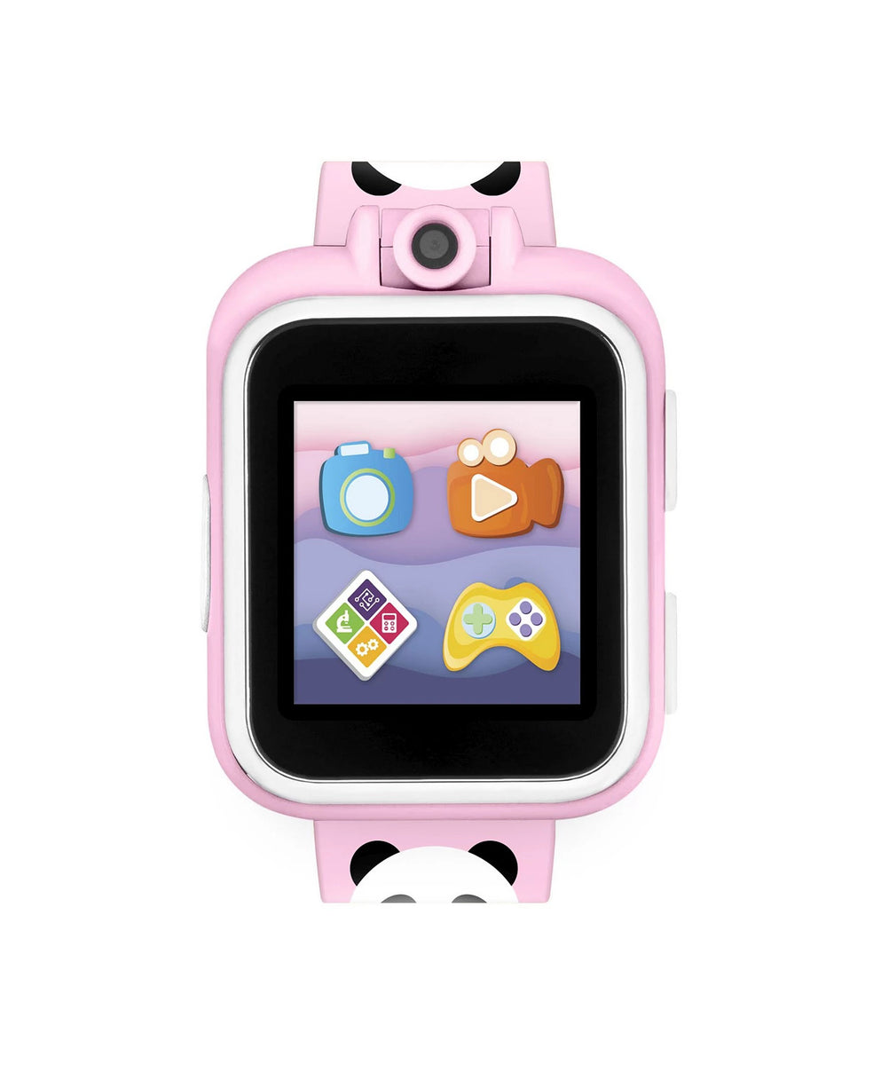 PlayZoom 2 Kids Smartwatch Earbuds Set Blush Hello Panda Print