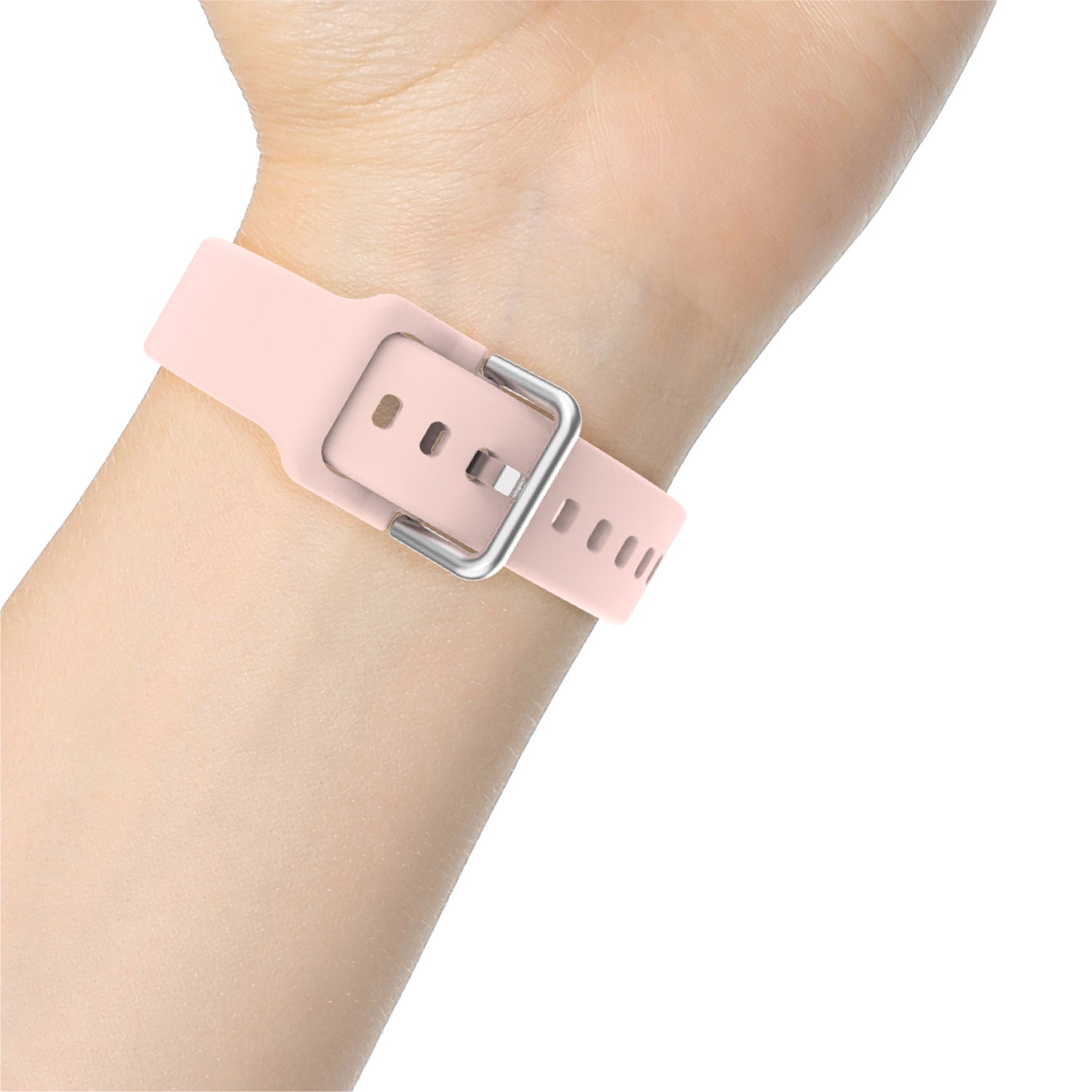iTouch Air 3 40mm, Sport 3 & Sport Extra Interchangeable Strap: Narrow Blush SIlicone affordable smart watch strap
