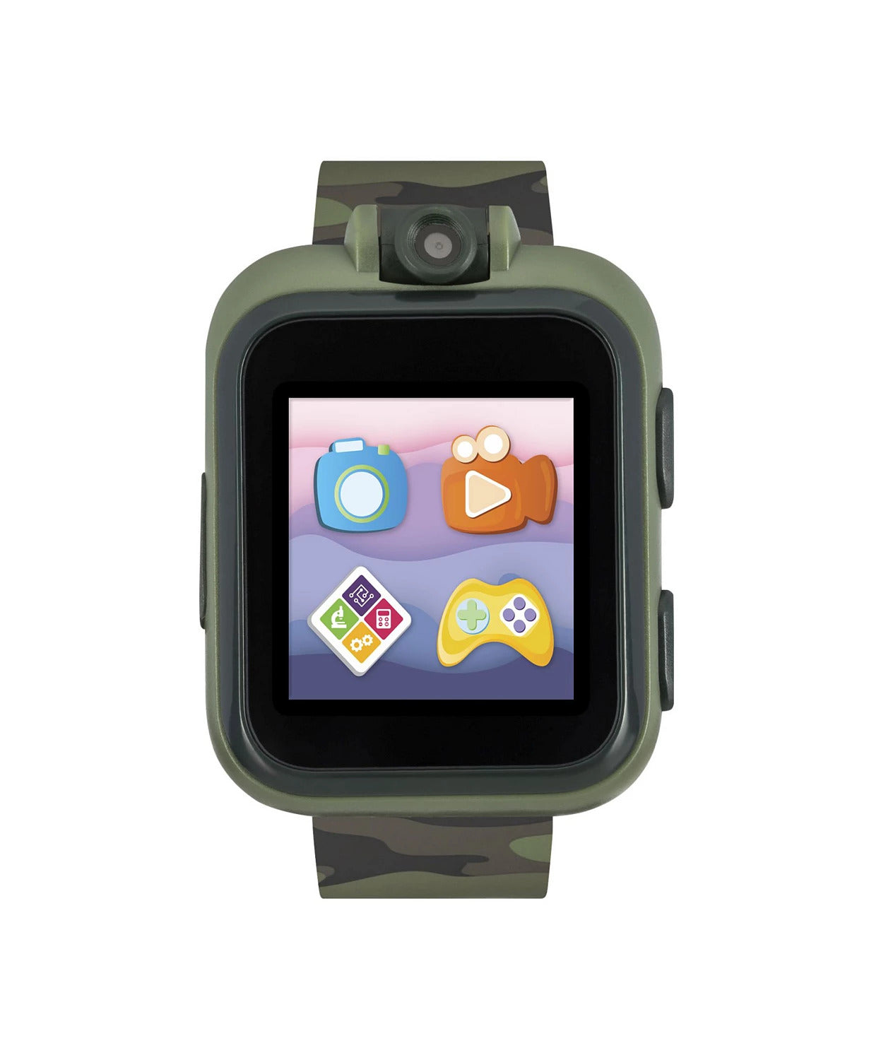 PlayZoom 2 Kids Smartwatch & Earbuds Set: Olive Camouflage Print