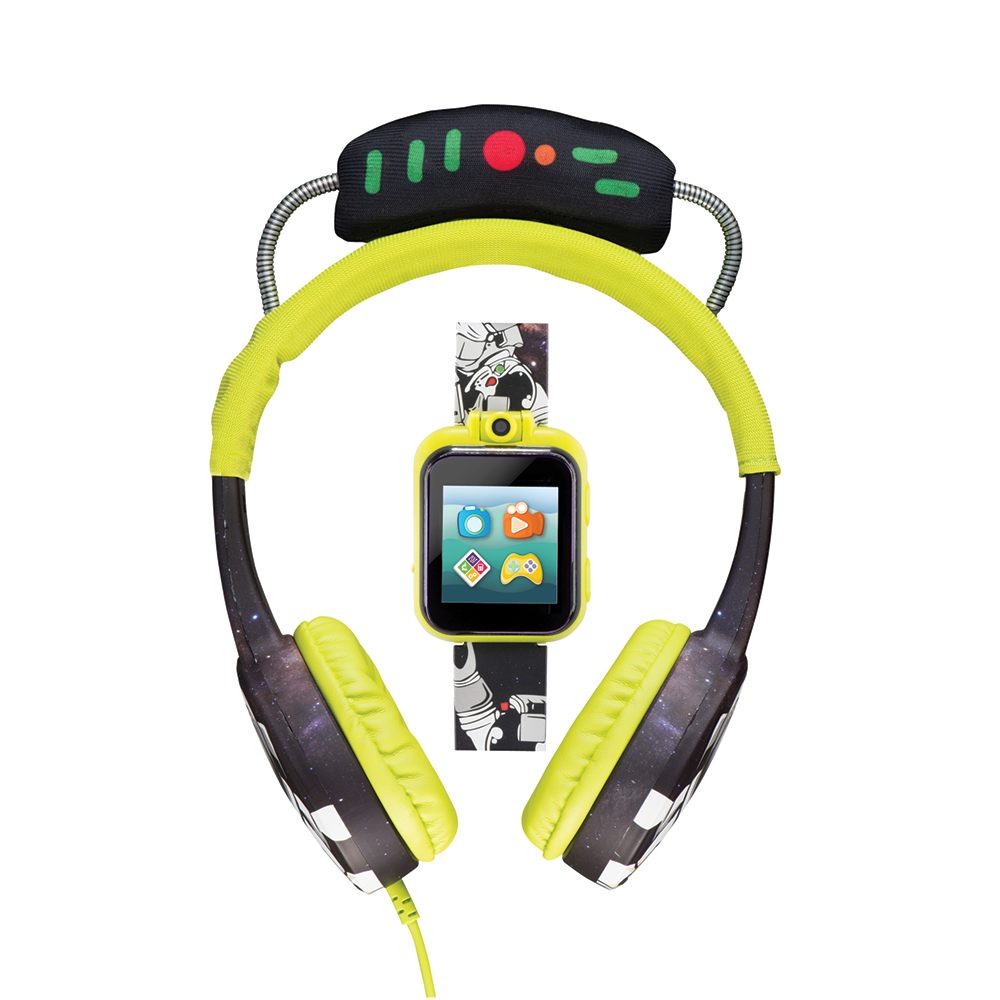 PlayZoom 2 Kids Smartwatch with Headphones Green Astronaut