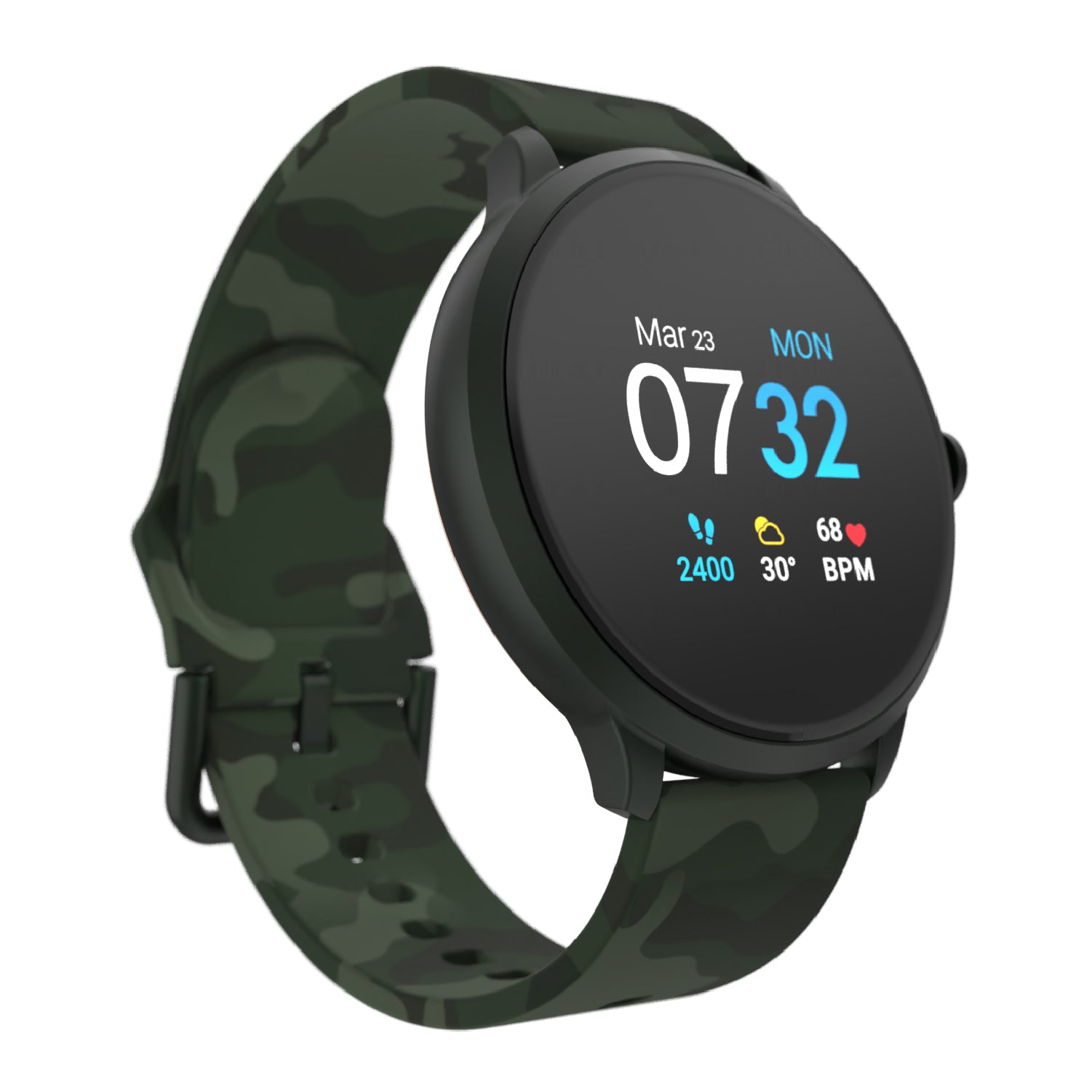 iTouch Sport 3 Smartwatch in Dark Green Camo