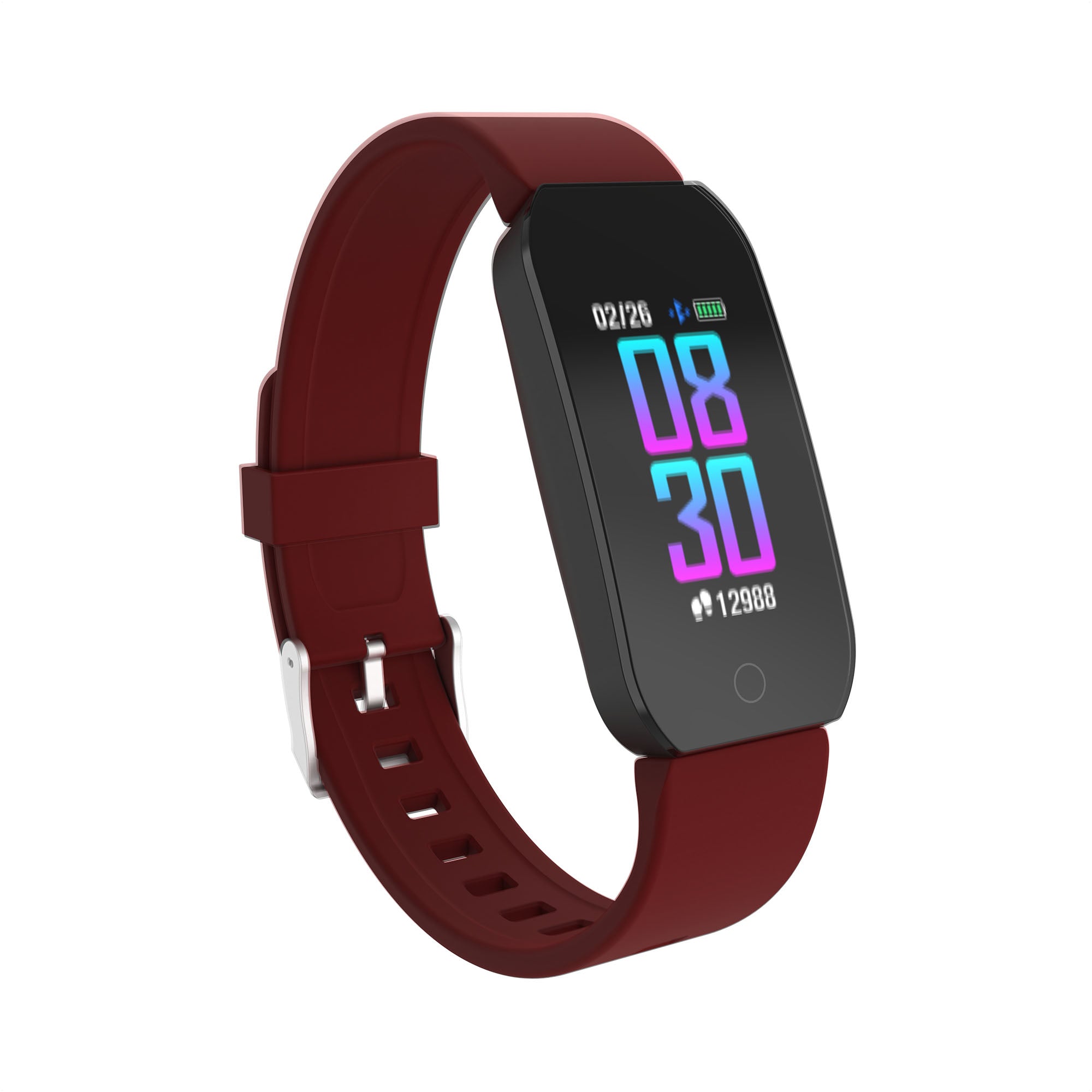 iTouch Active Fitness Tracker in Burgundy