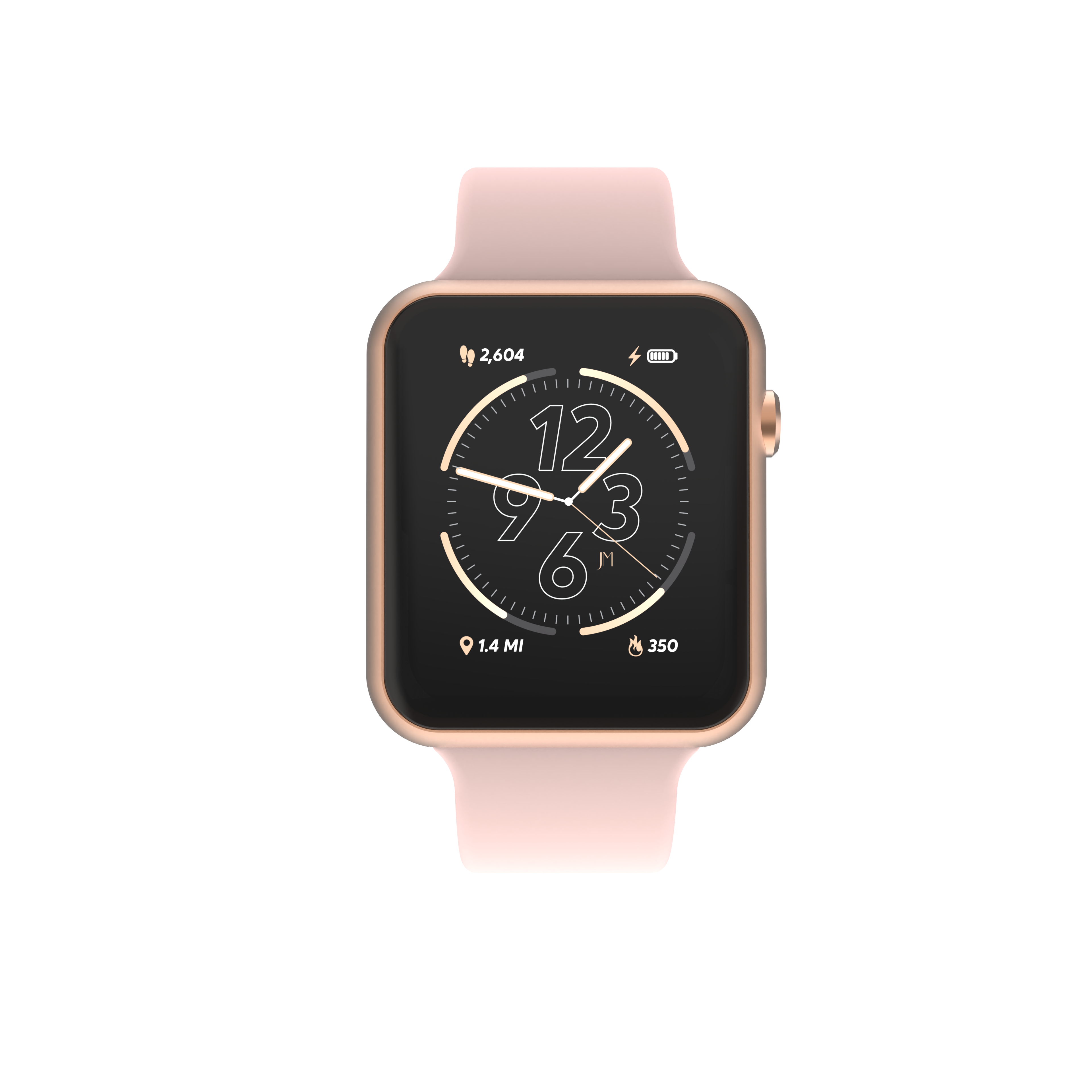 iTouch Air 4 | Jillian Michaels Edition Smartwatch in Rose Gold with Blush Strap