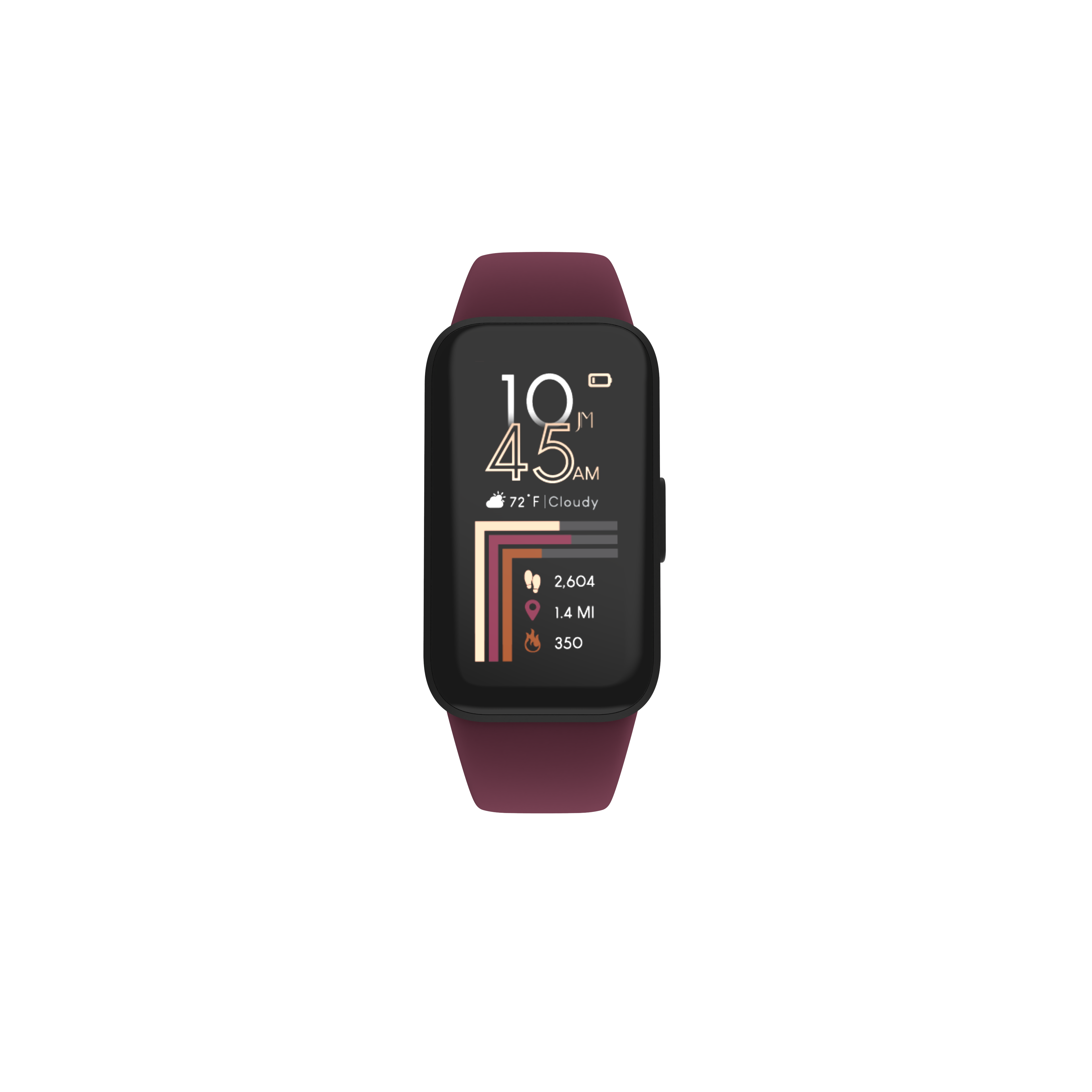 iTouch Active | Jillian Michaels Edition Fitness Tracker in Merlot
