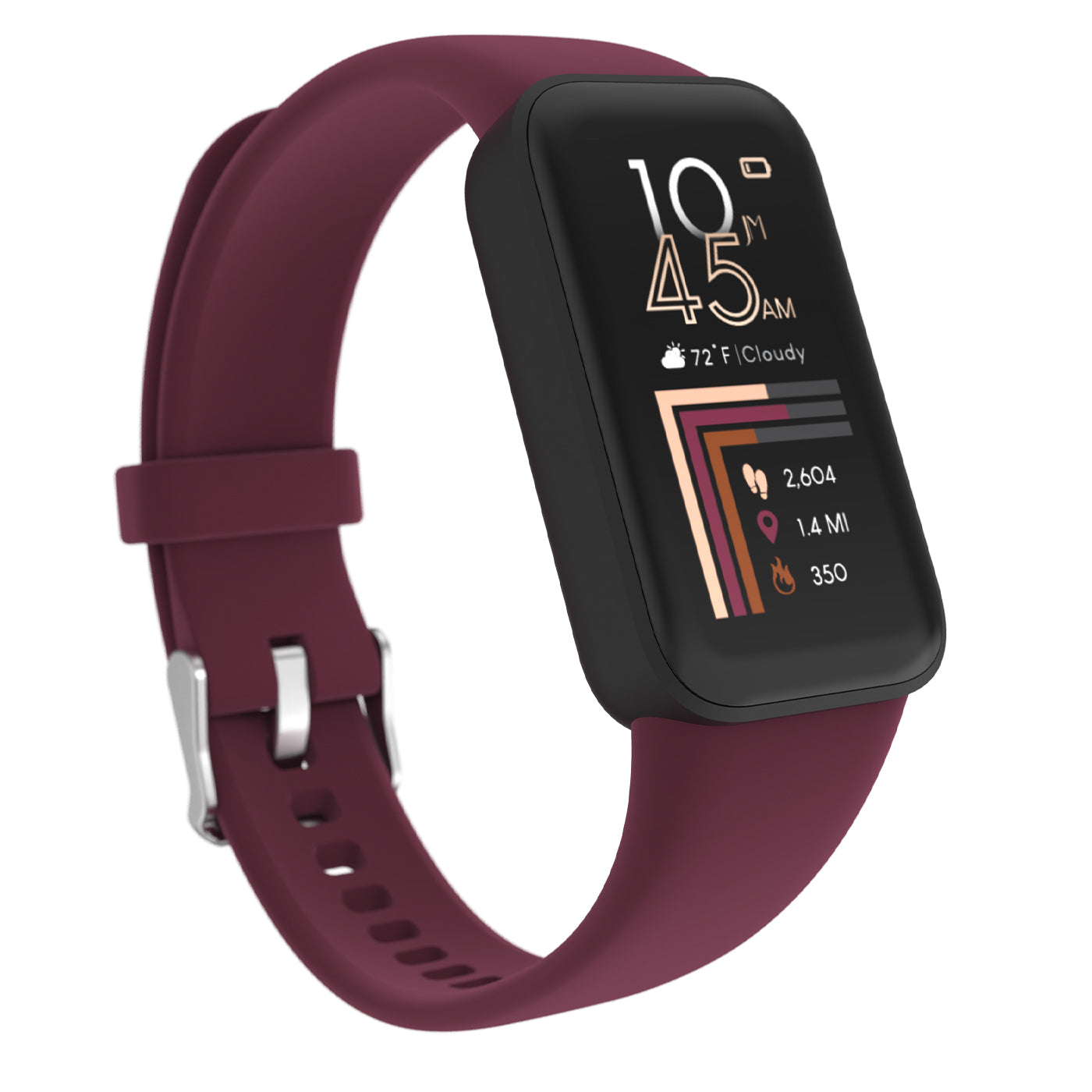 iTouch Active | Jillian Michaels Edition Fitness Tracker in Merlot