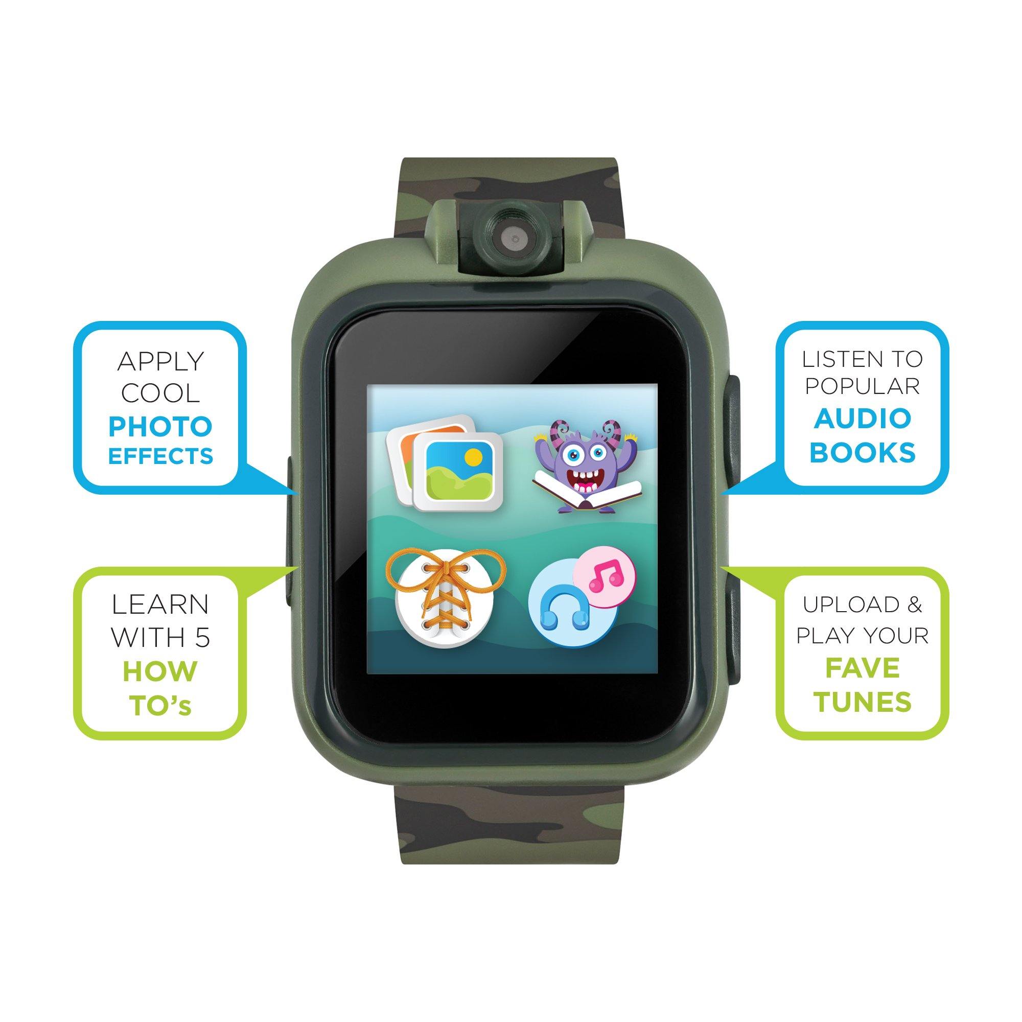 PlayZoom 2 Kids Smartwatch: Olive Camouflage Print affordable smart watch