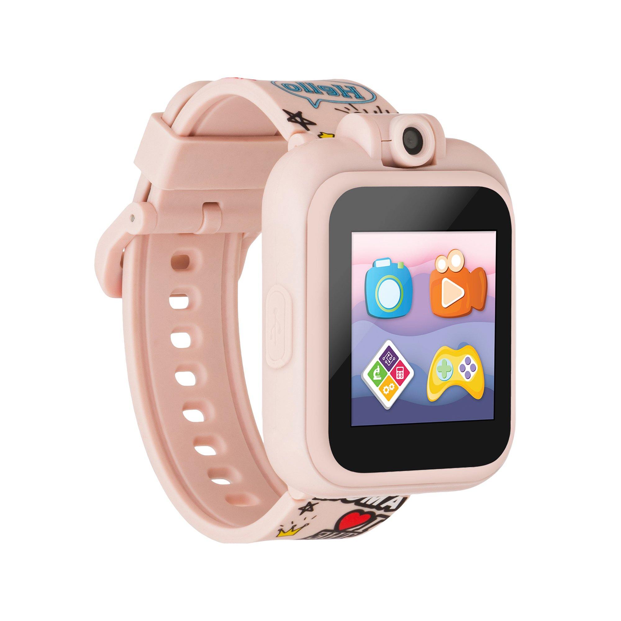 PlayZoom 2 Kids Smartwatch: Pink Grafitti Print affordable smart watch