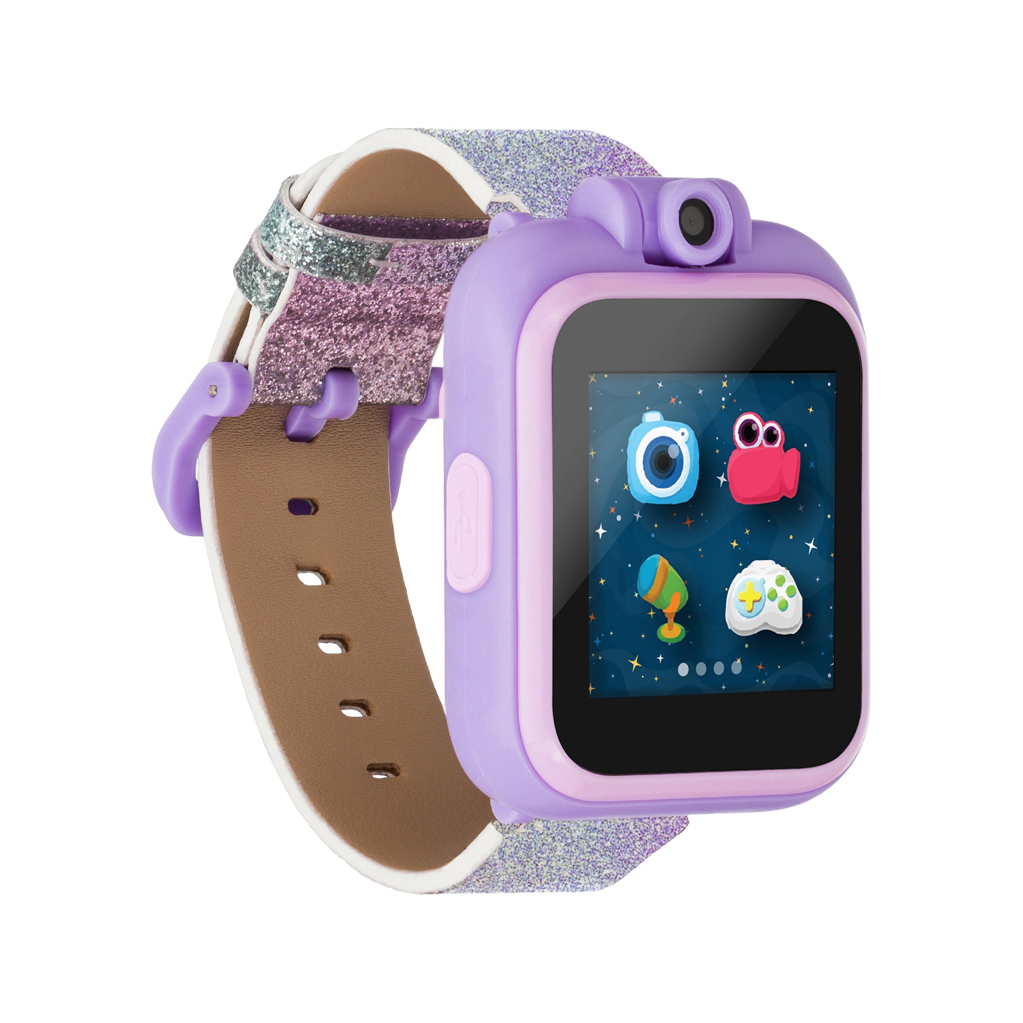 PlayZoom Smartwatch for Kids: Purple Glitter affordable smart watch