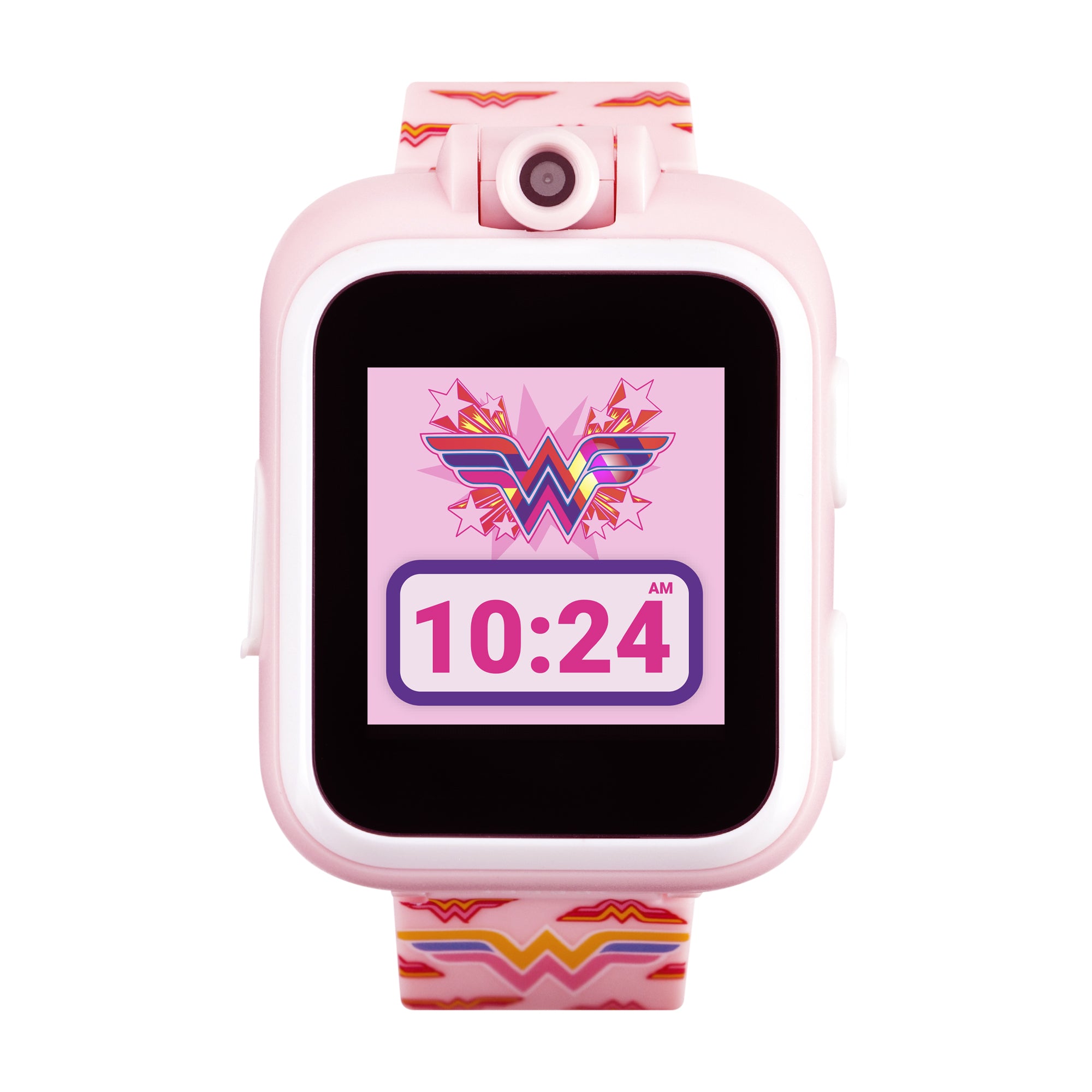 Wonder Woman Smartwatch for Kids by PlayZoom: Blush Symbol affordable smart watch