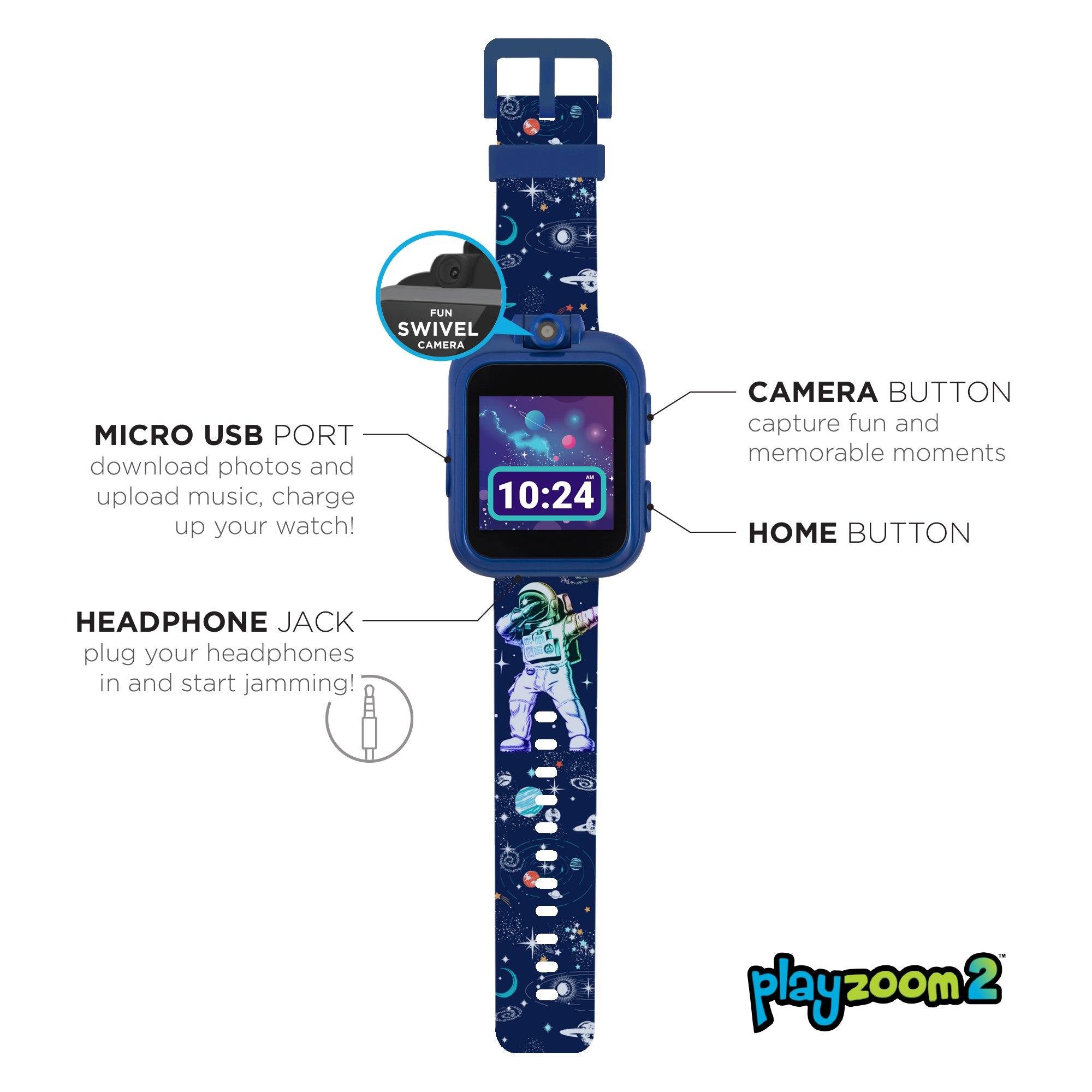 PlayZoom 2 Kids Smartwatch: Spaceman Print affordable smart watch