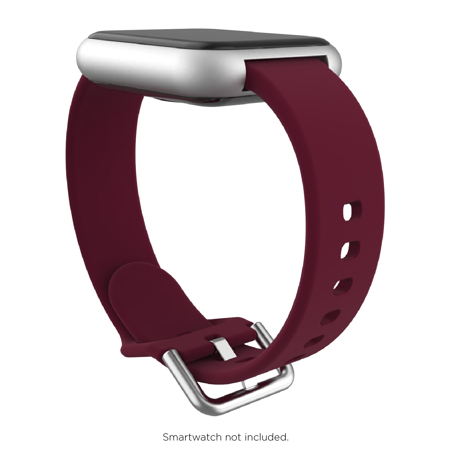 iTouch Air 3 40mm, Sport 3 & Sport Extra Interchangeable Strap: Narrow Merlot SIlicone affordable smart watch strap