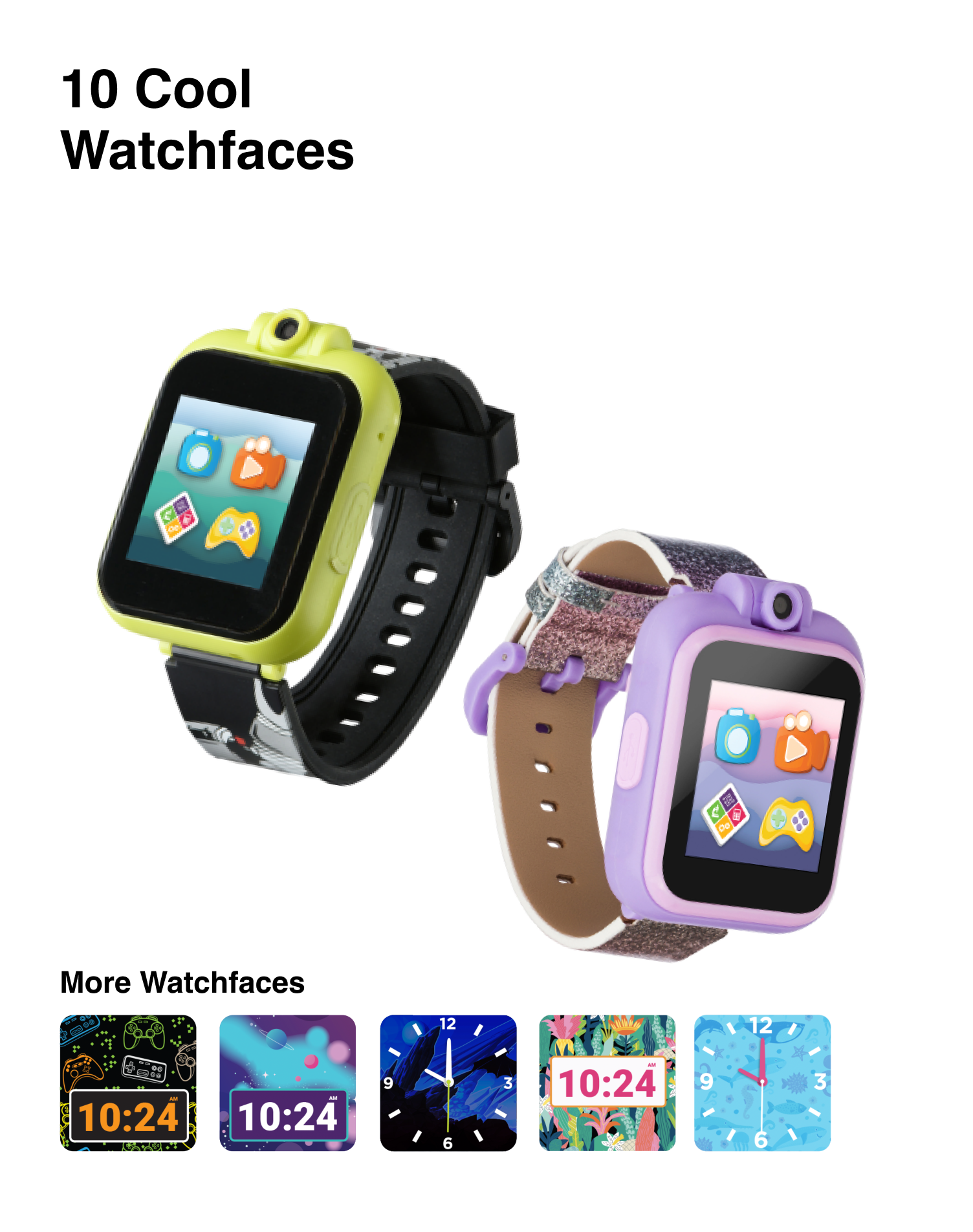 PlayZoom 2 Kids Smartwatch with Headphones: Green Astronaut affordable smart watch with headphones