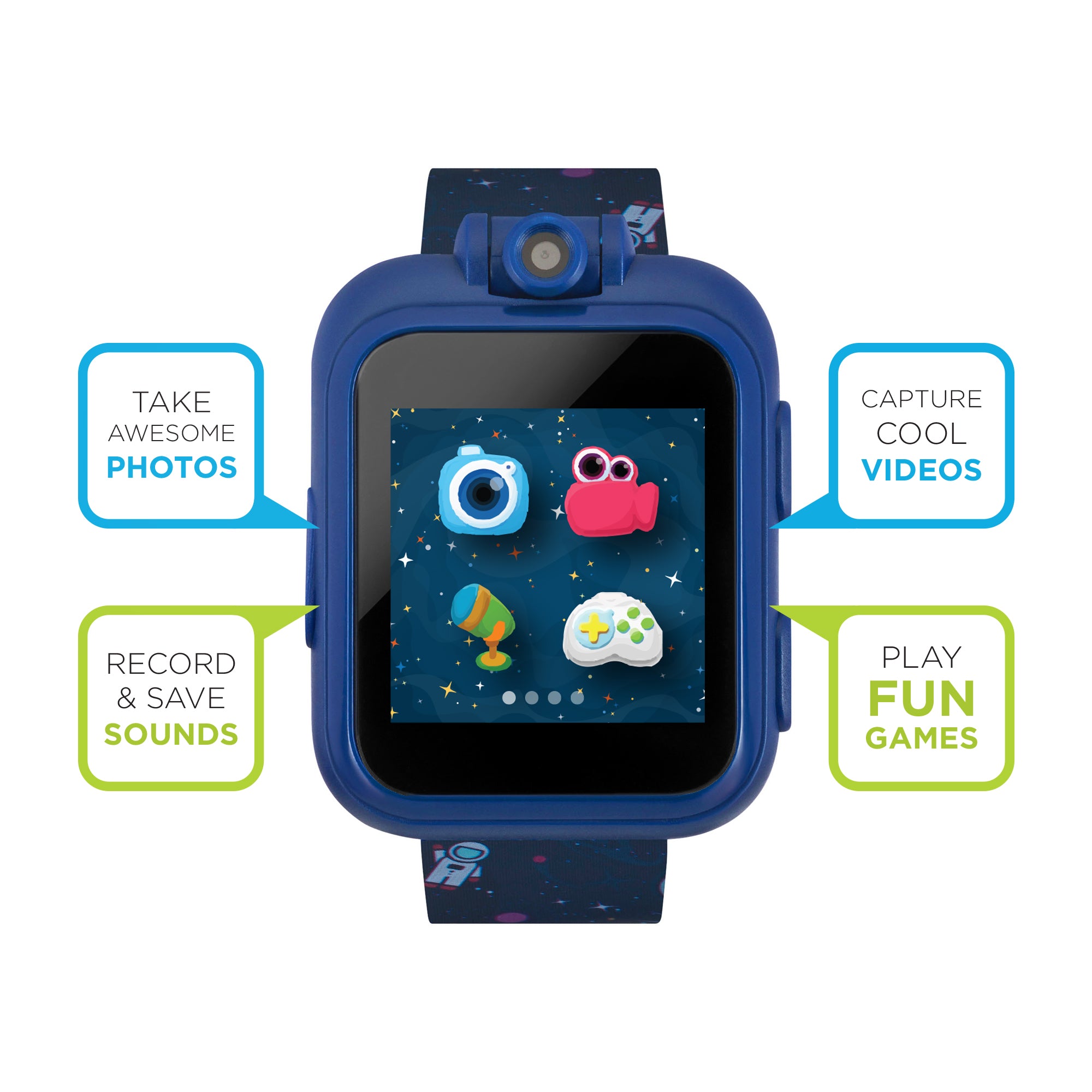 PlayZoom Smartwatch for Kids: Space Print affordable smart watch