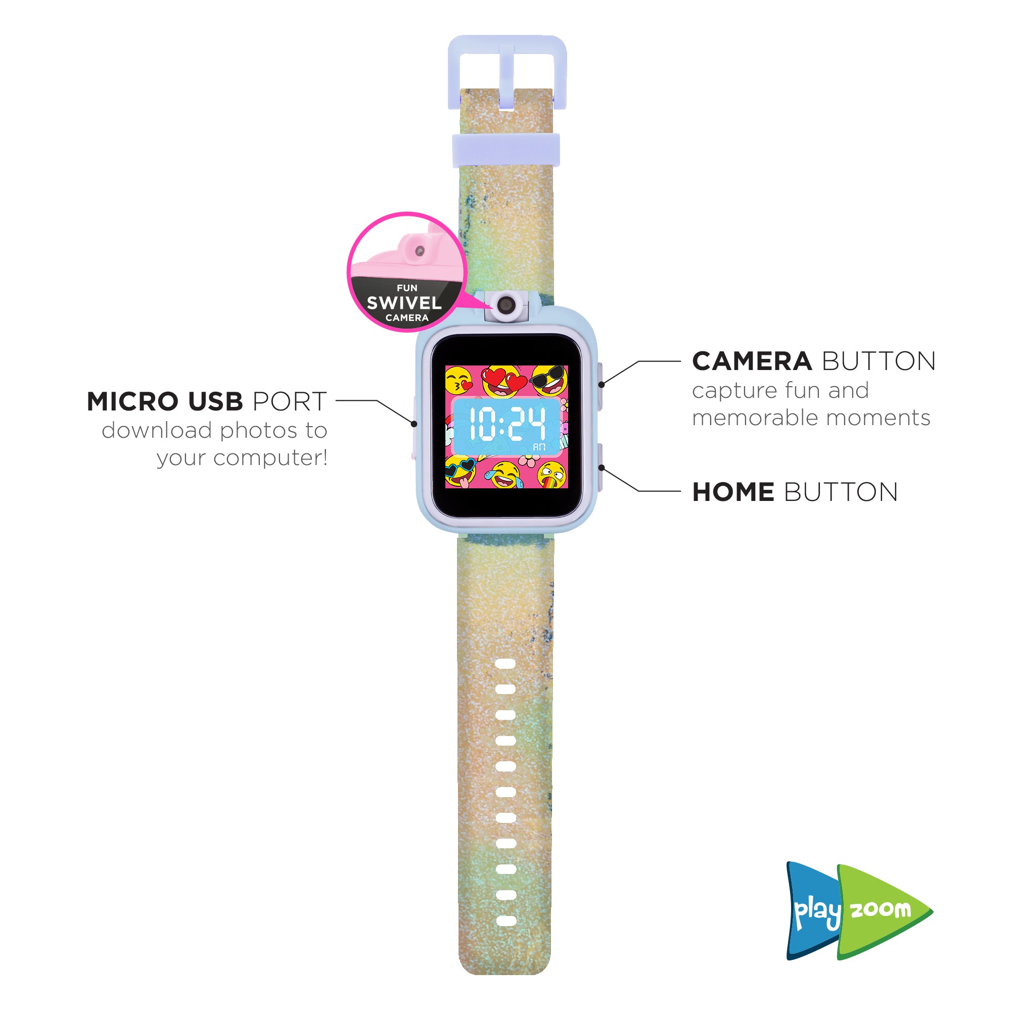 PlayZoom Smartwatch for Kids: Holographic affordable smart watch