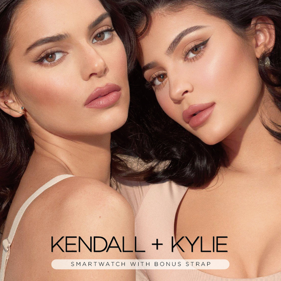 Kendall + Kylie Smartwatch with Rose Gold Case and Merlot/Blush Strap