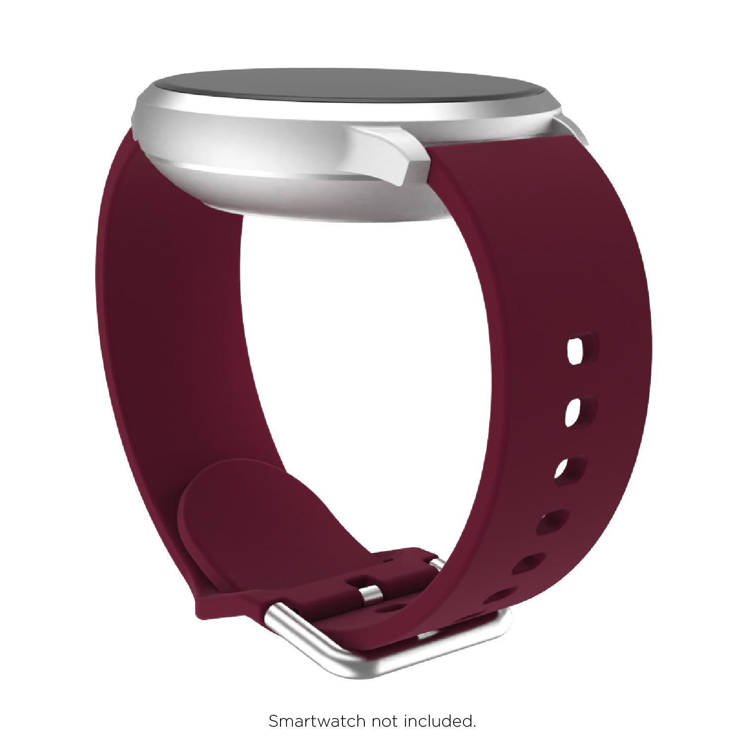 iTouch Air 3 40mm, Sport 3 & Sport Extra Interchangeable Strap: Merlot SIlicone affordable smart watch strap