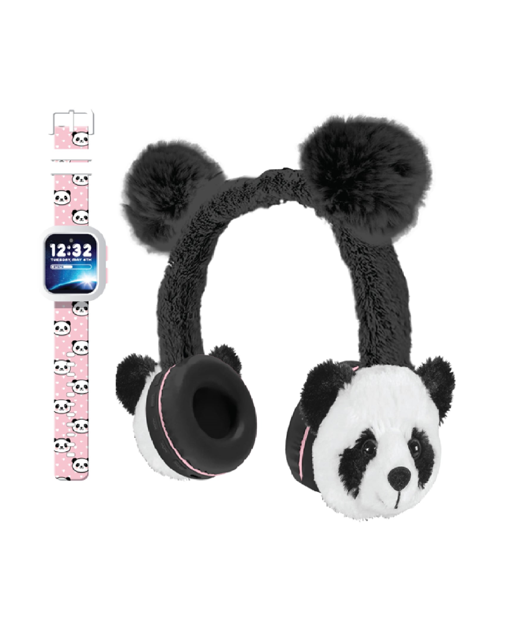 PlayZoom Girl V3 Wt Pink Panda W/ Bluetooth Headphone Set