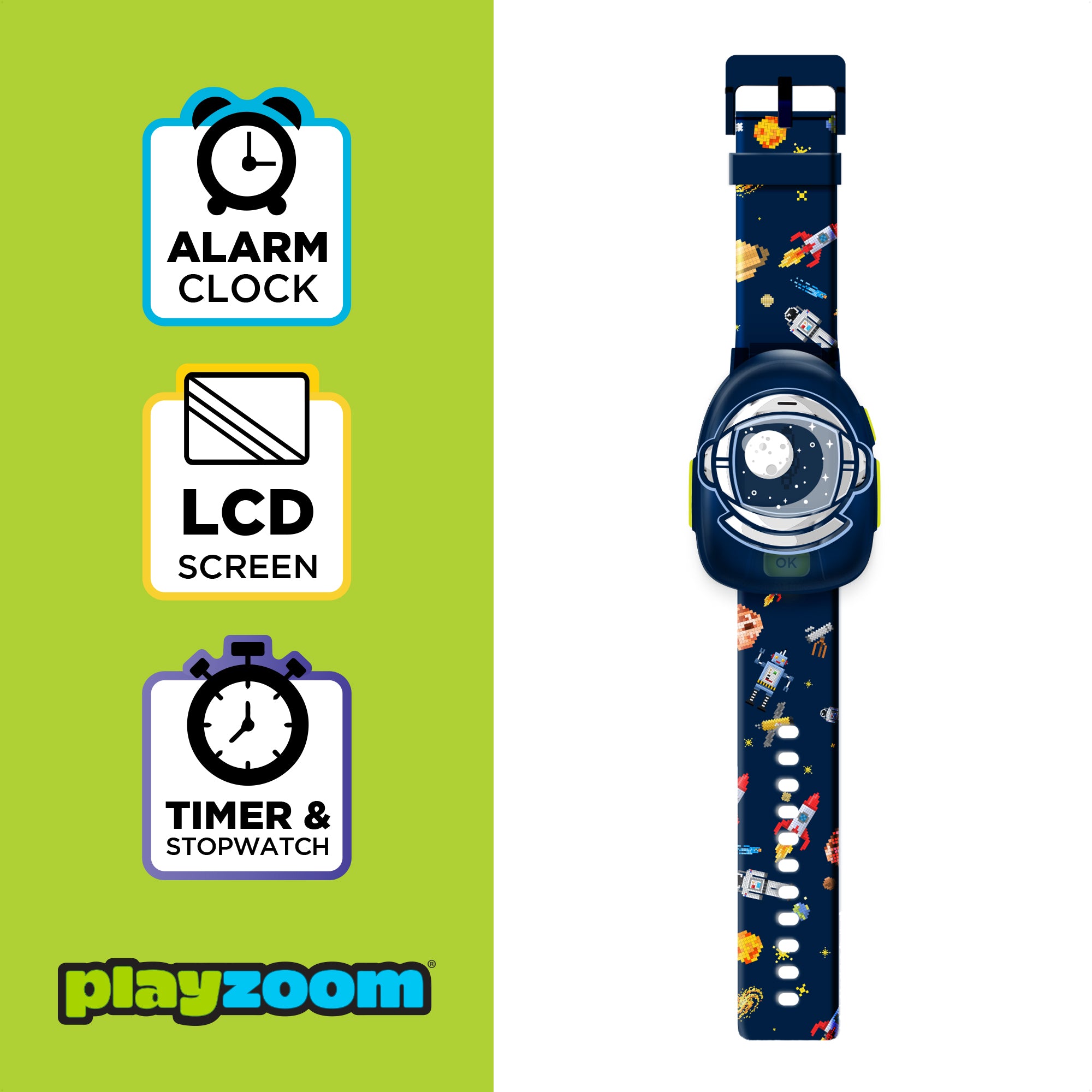 PlayZoom Space Smartwatch: Navy Space affordable smart watch