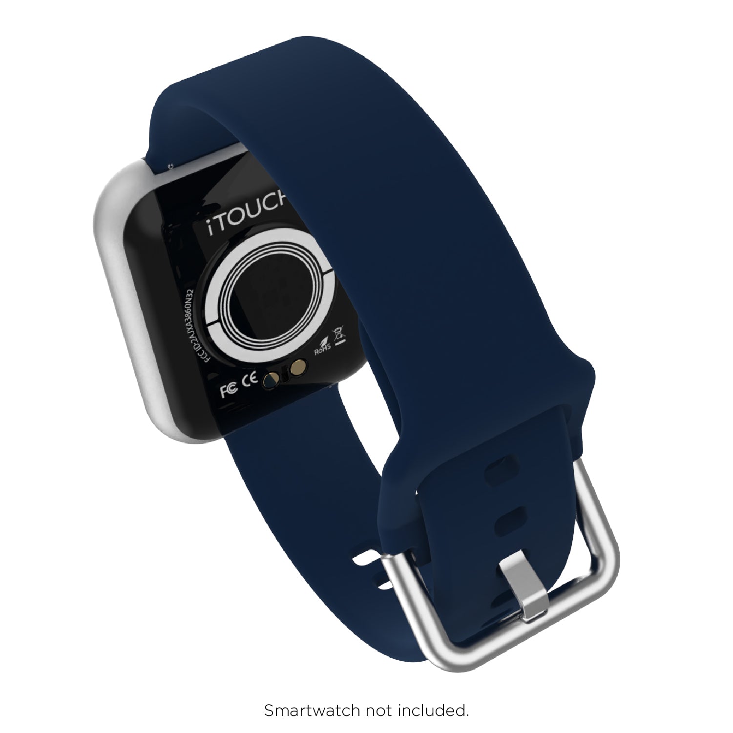 iTouch Air 3 44mm Extra Interchangeable Strap: Blue/Black Buckle affordable smart watch strap
