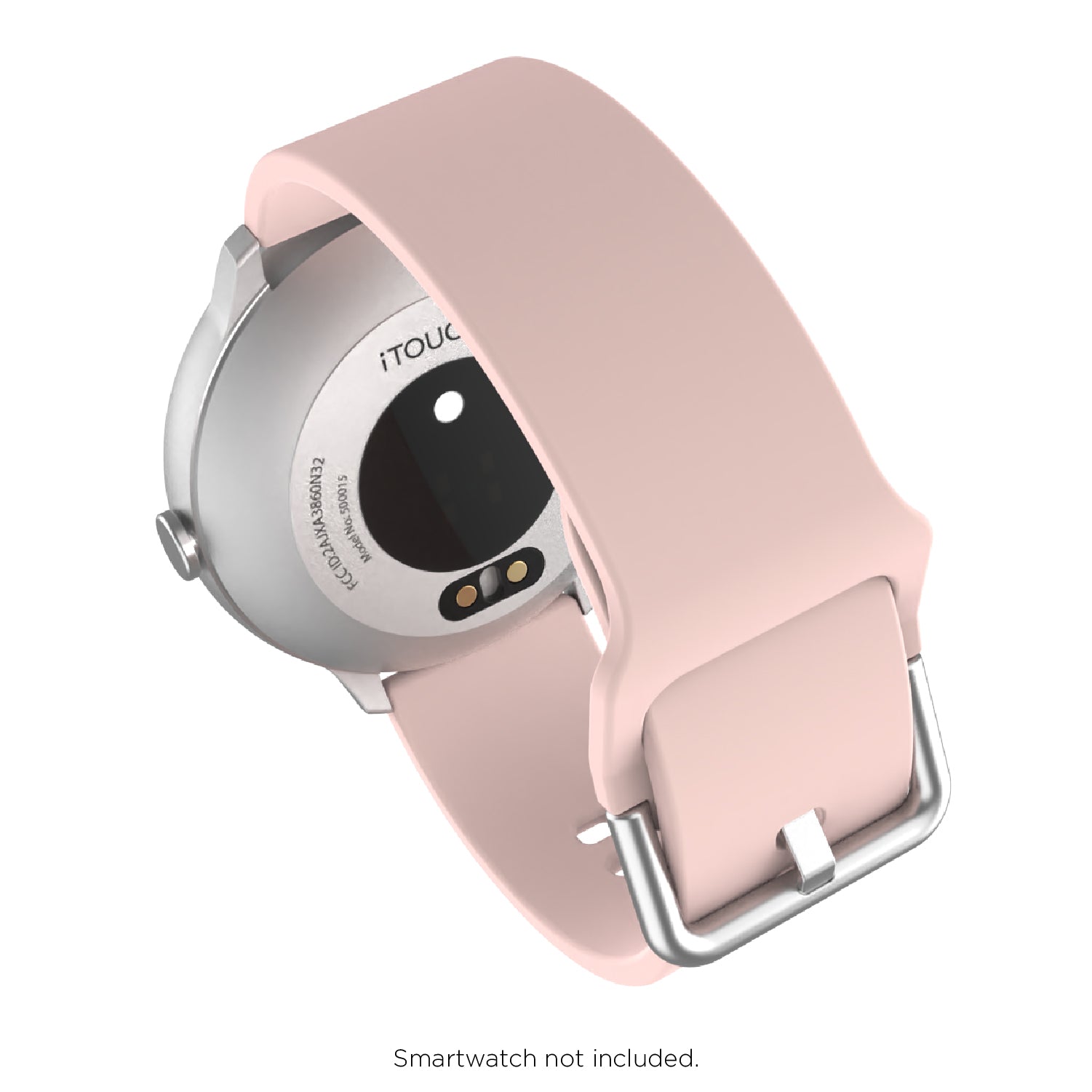 iTouch Air 3 40mm, Sport 3 & Sport Extra Interchangeable Strap: Blush SIlicone afforable smart watch strap