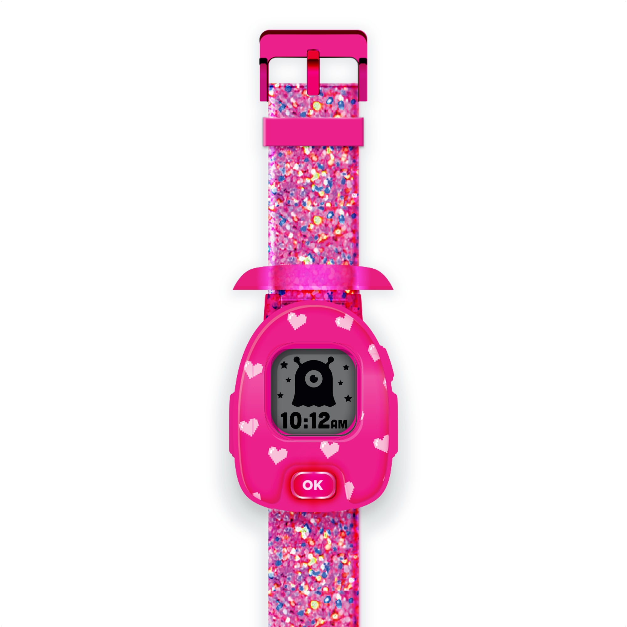 PlayZoom Hearts Smartwatch: Pink Hearts affordable smart watch