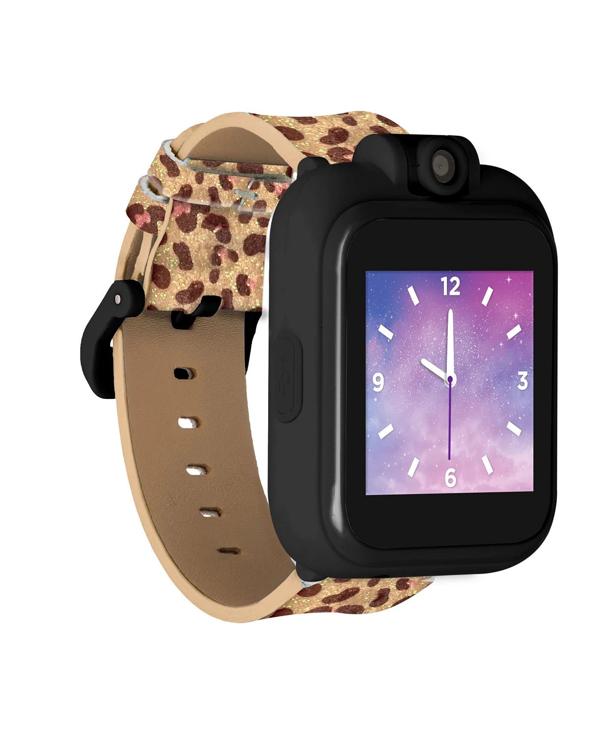 PlayZoom 2 Kids Smartwatch & Earbuds Set: Leopard Print