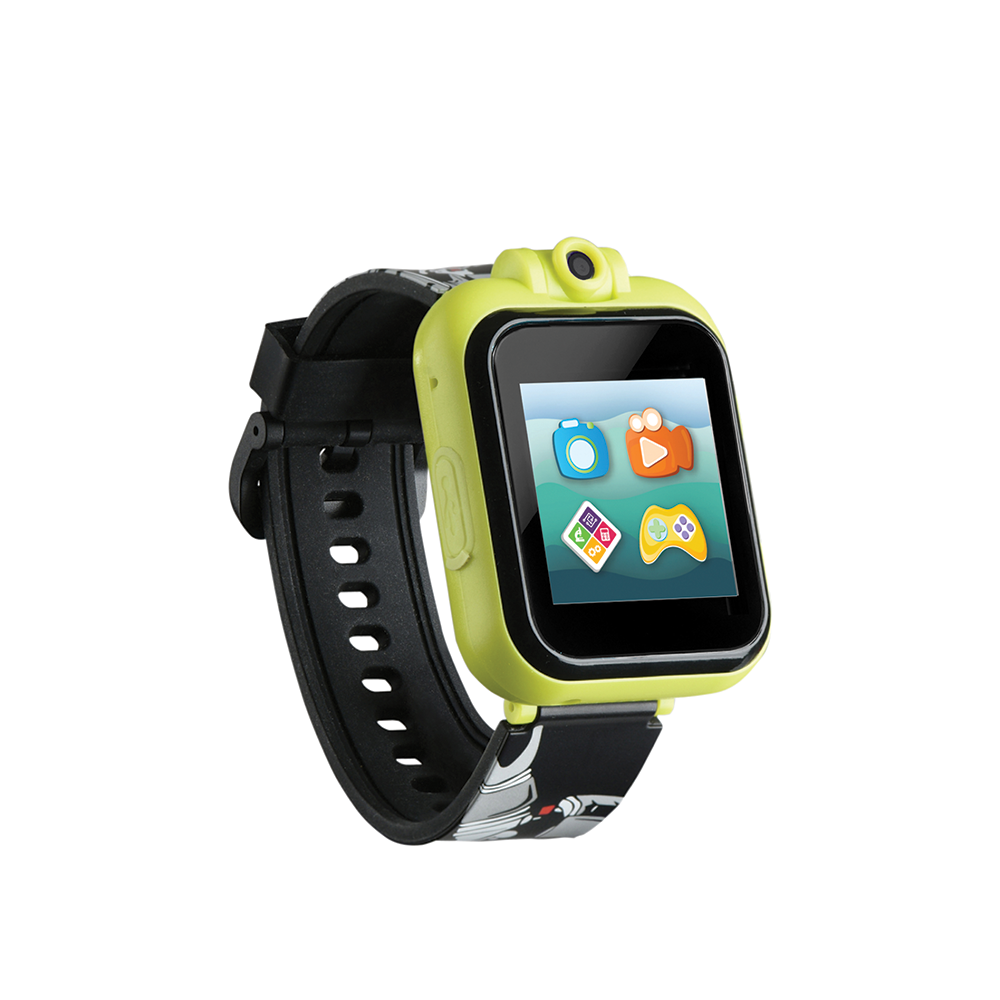 PlayZoom 2 Kids Smartwatch: Astronaut Outerspace Print in Black affordable smart watch