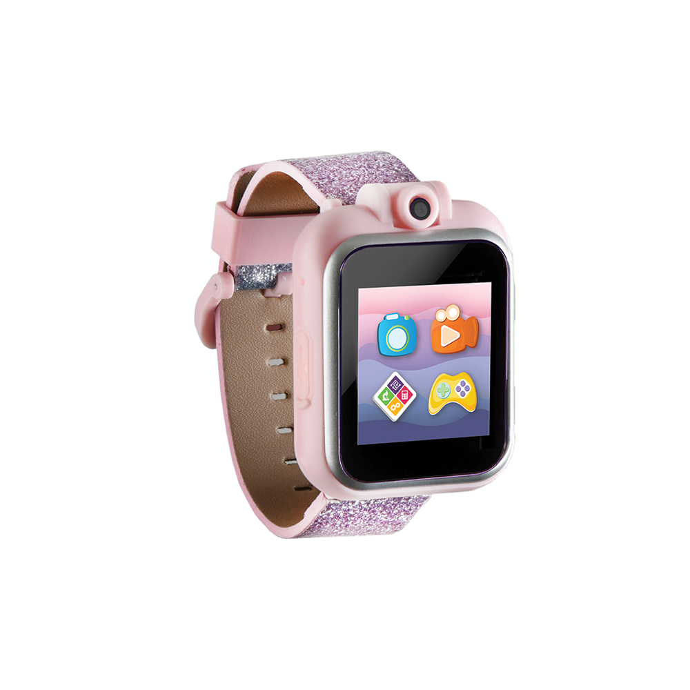 PlayZoom 2 Kids Smartwatch: Pastel Blue and Pink Glitter affordable smart watch
