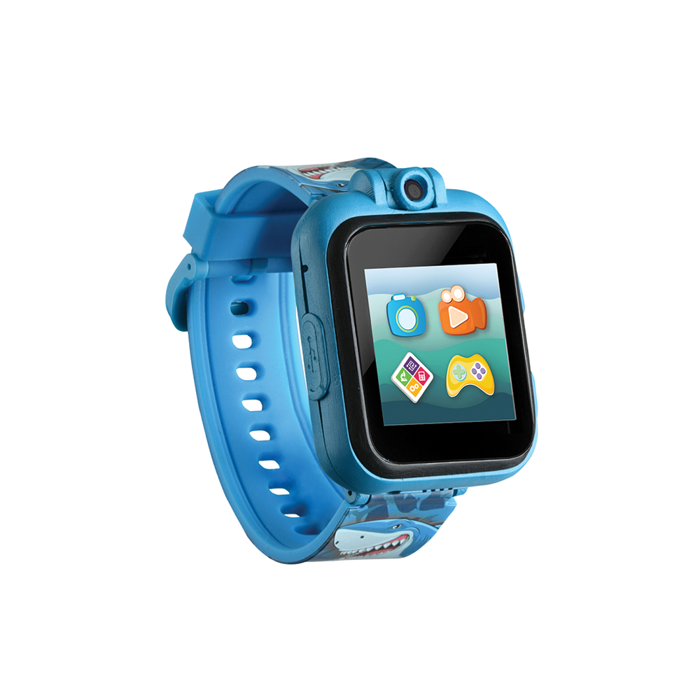 PlayZoom 2 Kids Smartwatch: Shark Print in Blue affordable smart watch